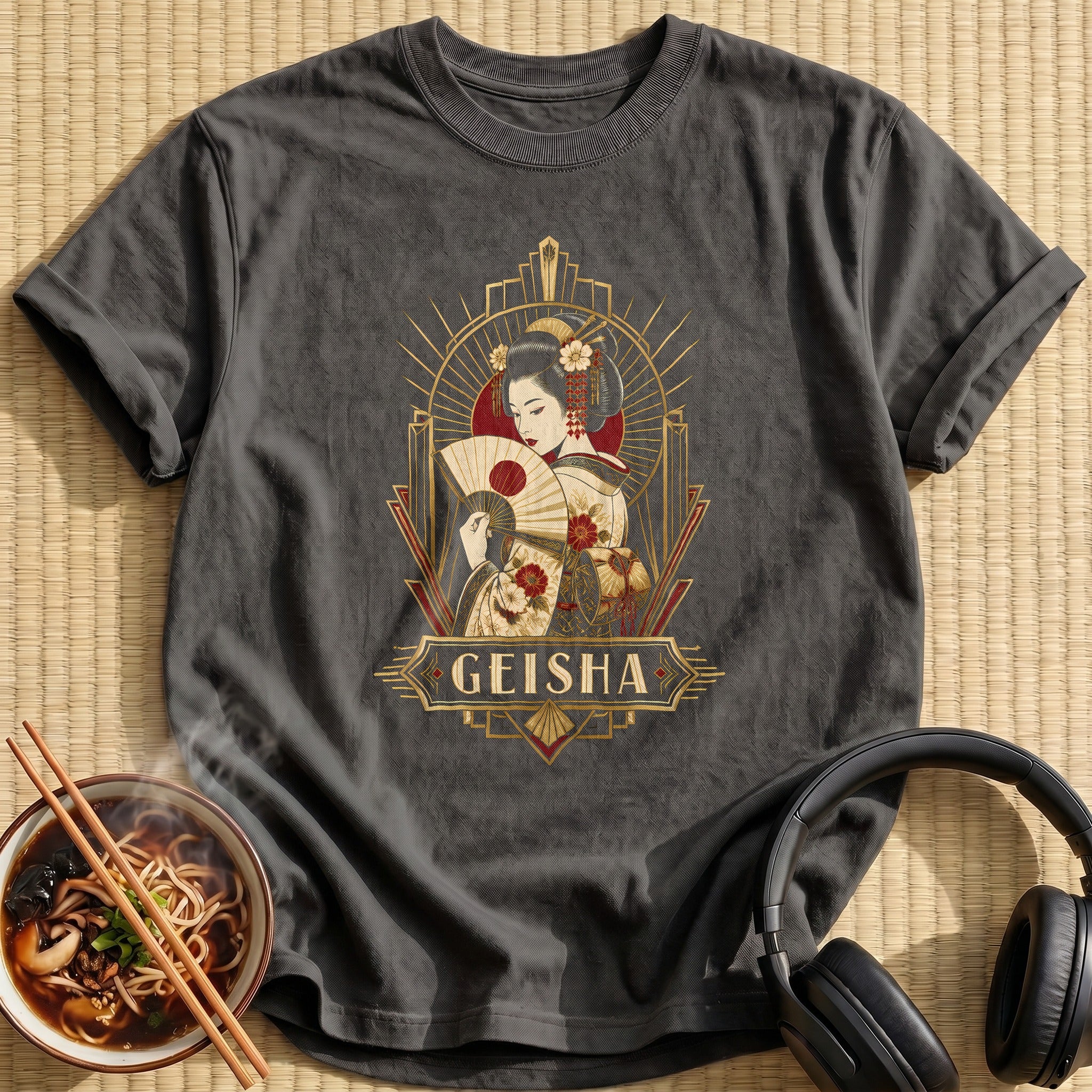 Geisha Deco 70 - Charcoal