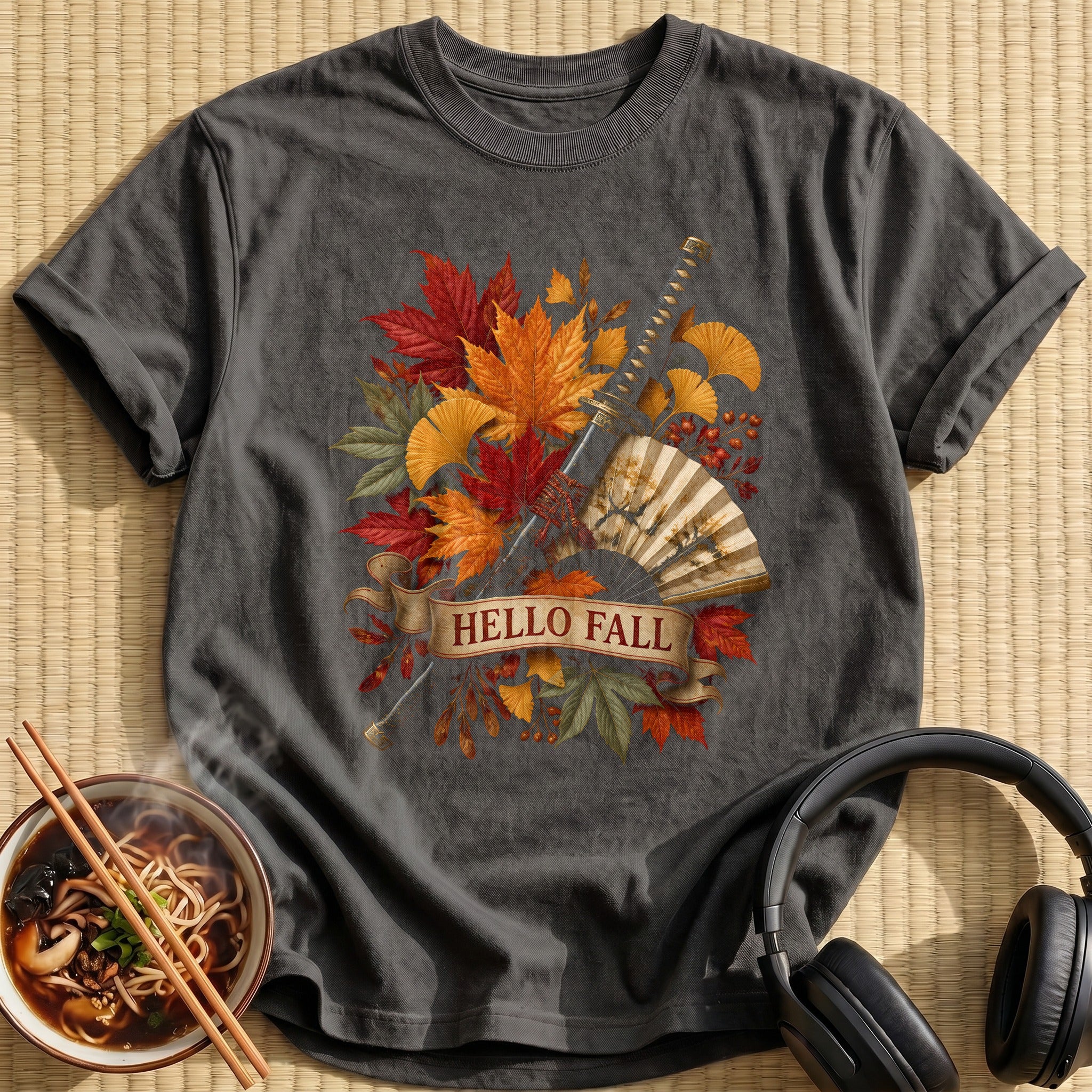 Hello Fall Katana - Charcoal