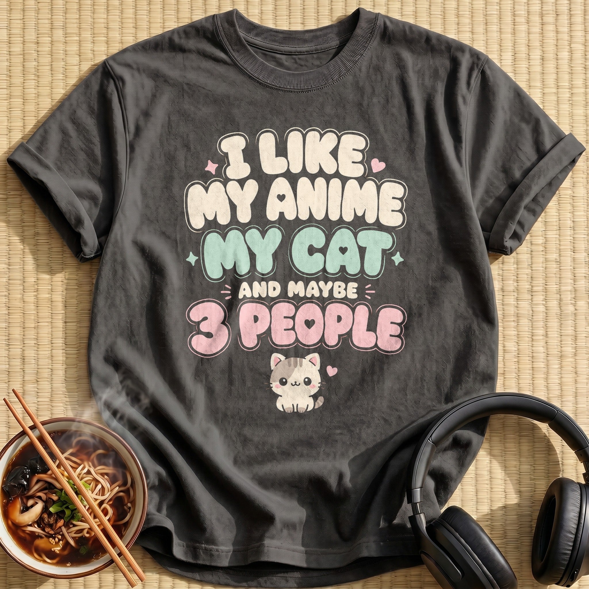 I Like My Anime My Cat And Maybe 3 People