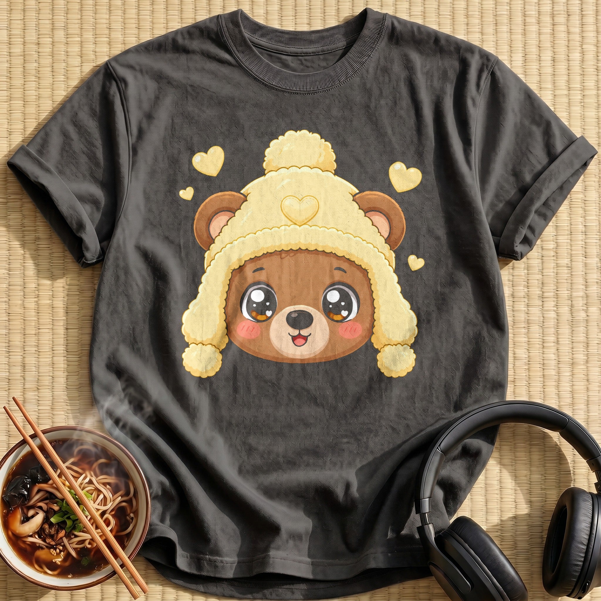 Kawaii Bear (Butter Yellow Hat)