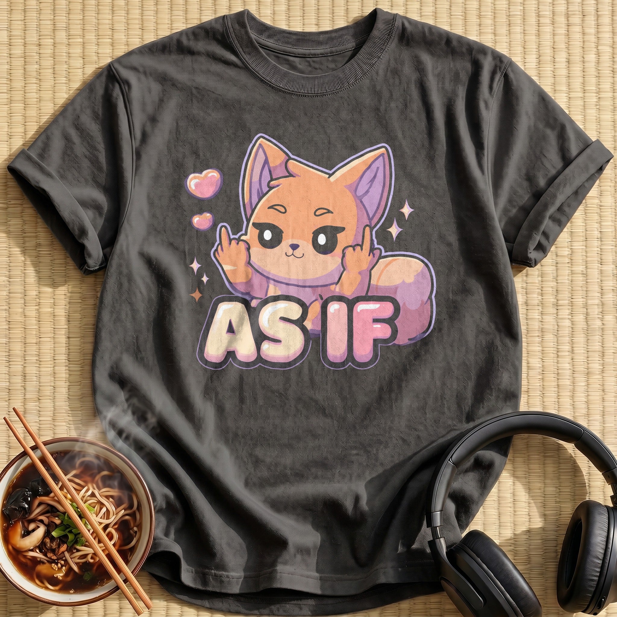 Kawaii Chibi Fox Saying As If