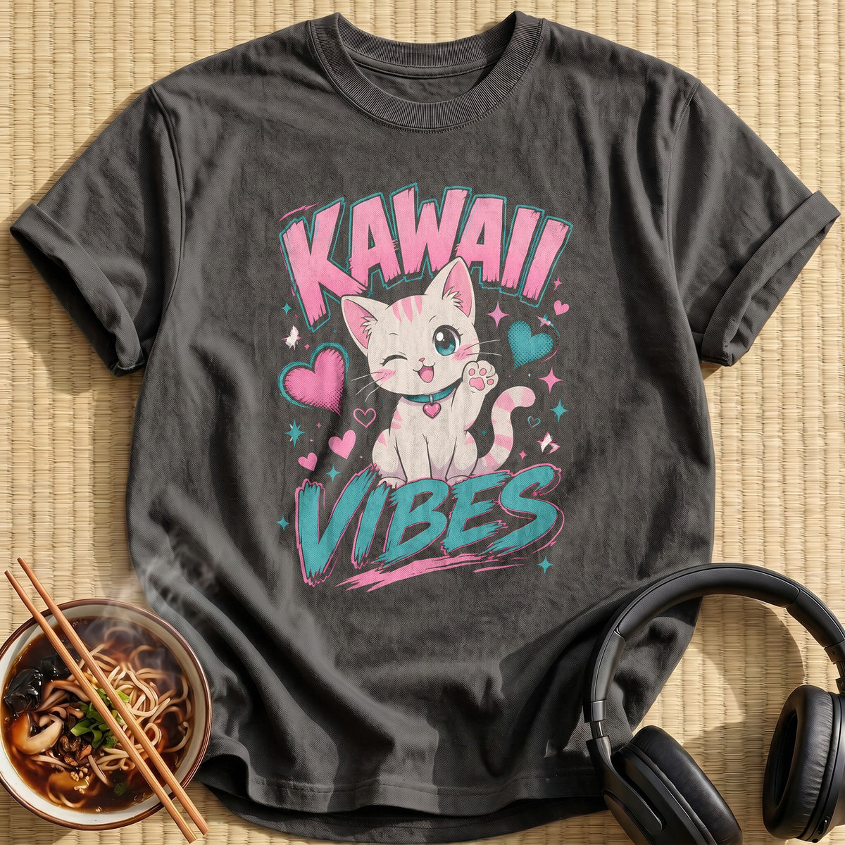 Kawaii Vibes 41 - Charcoal