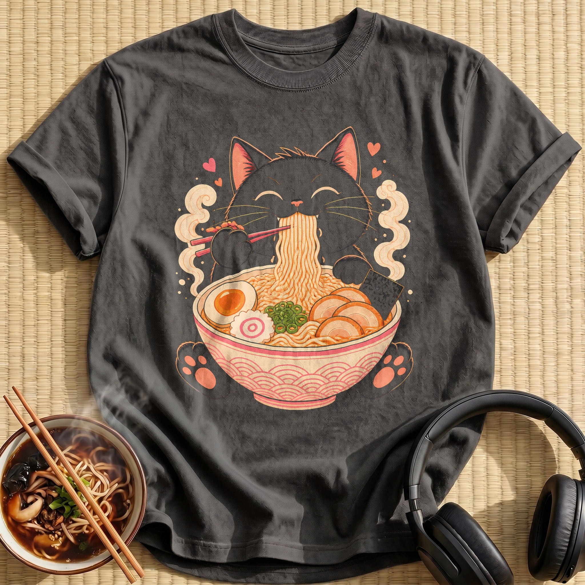 Md Cat Ramen 77 - Charcoal