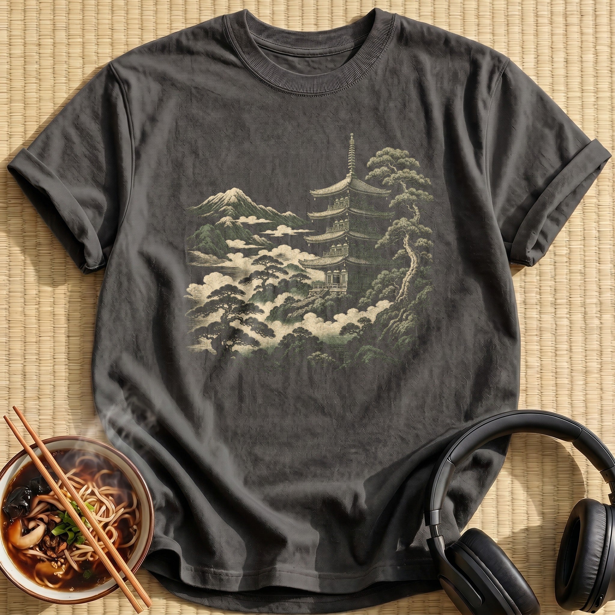 Misty Mountain Pagoda Pine Trees