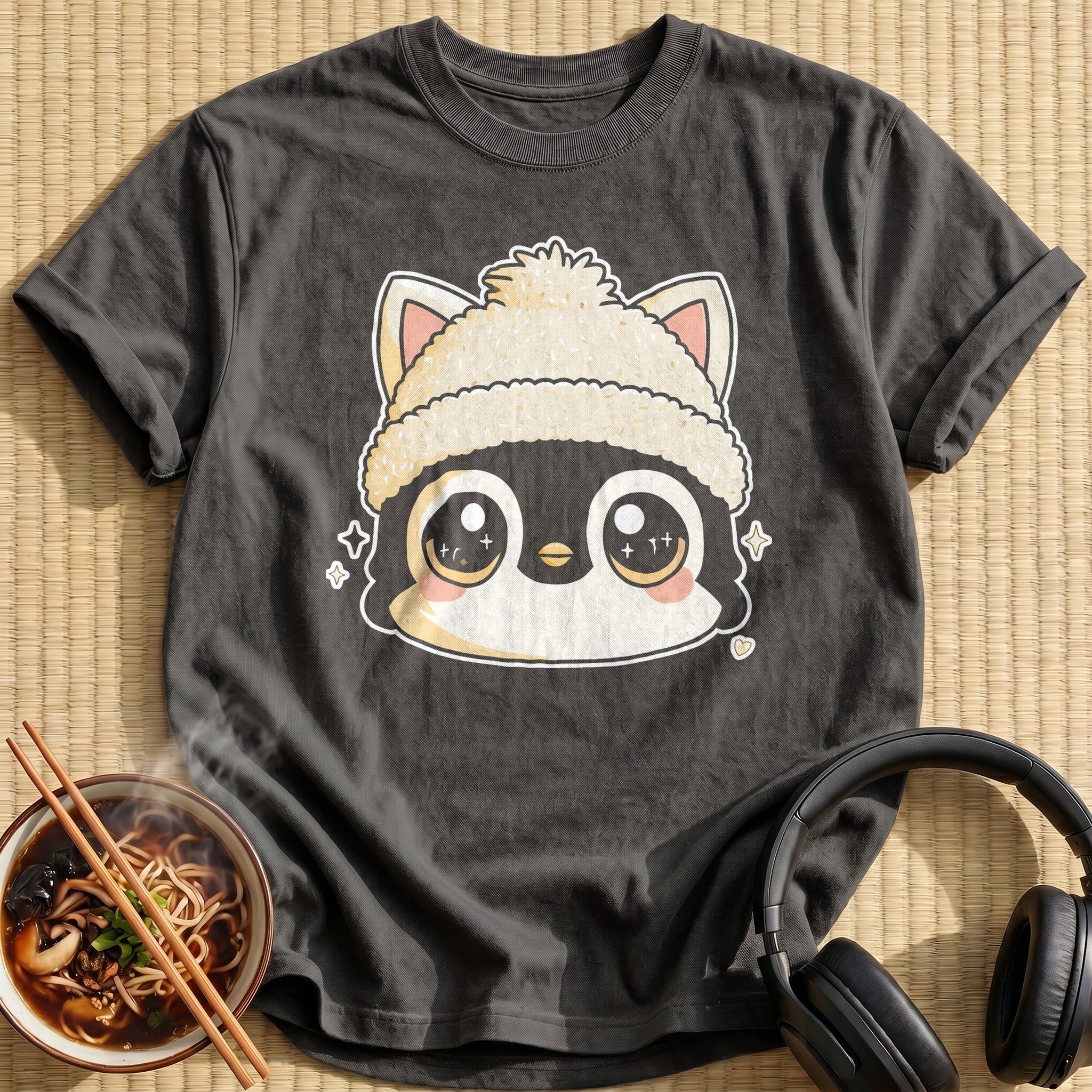 Penguin Cream Beanie