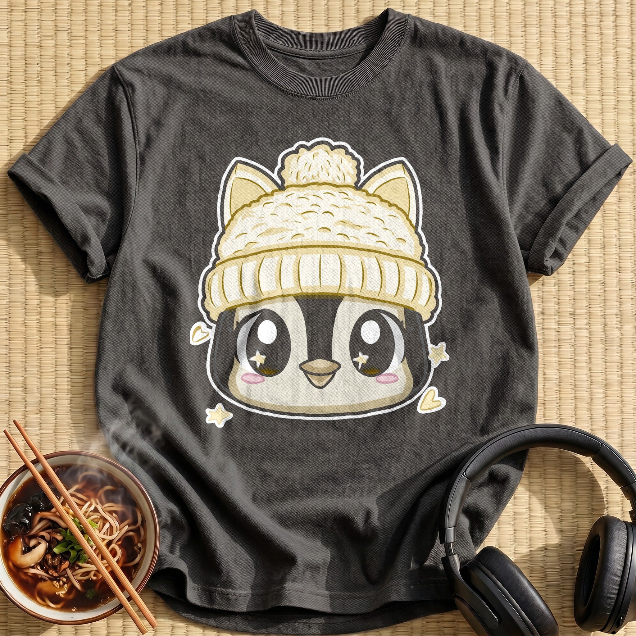 Penguin Cream Beanie