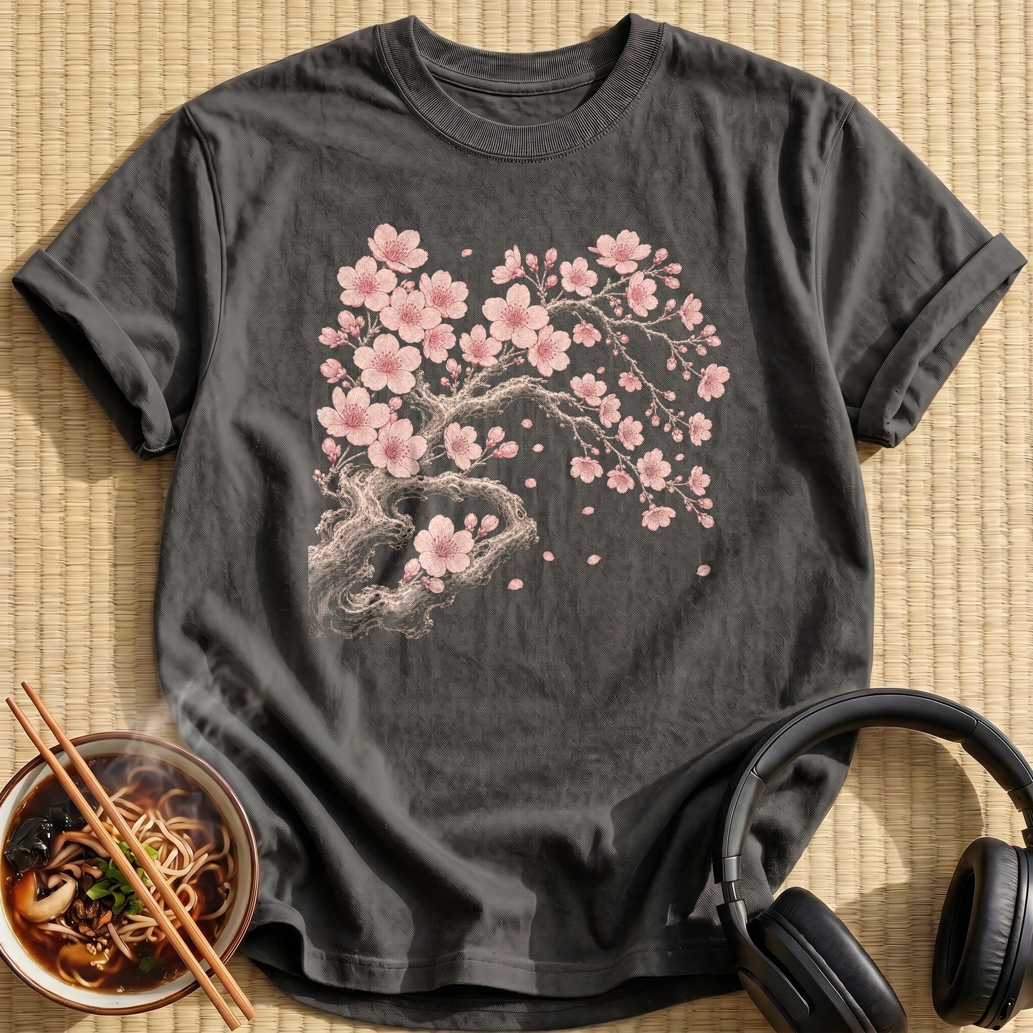 Pink Cherry Blossom Branch Tree