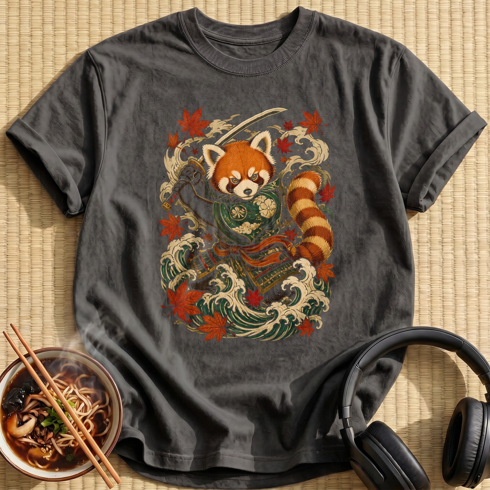 Red Panda Warrior 45 - Charcoal