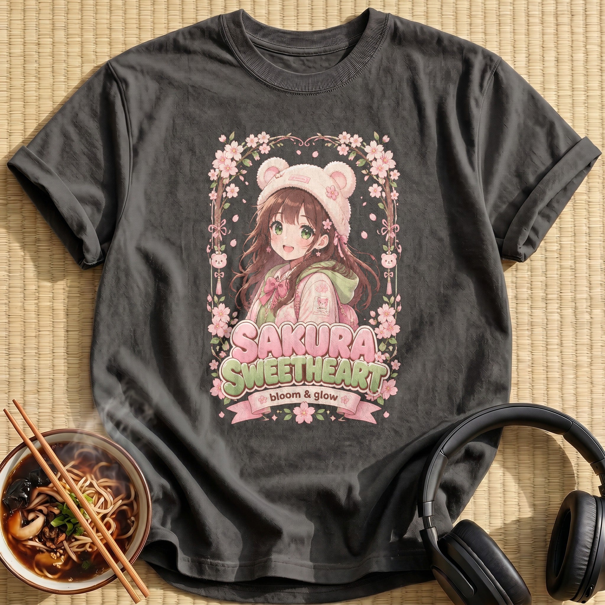 Sakura Sweetheart (soft pink & green)