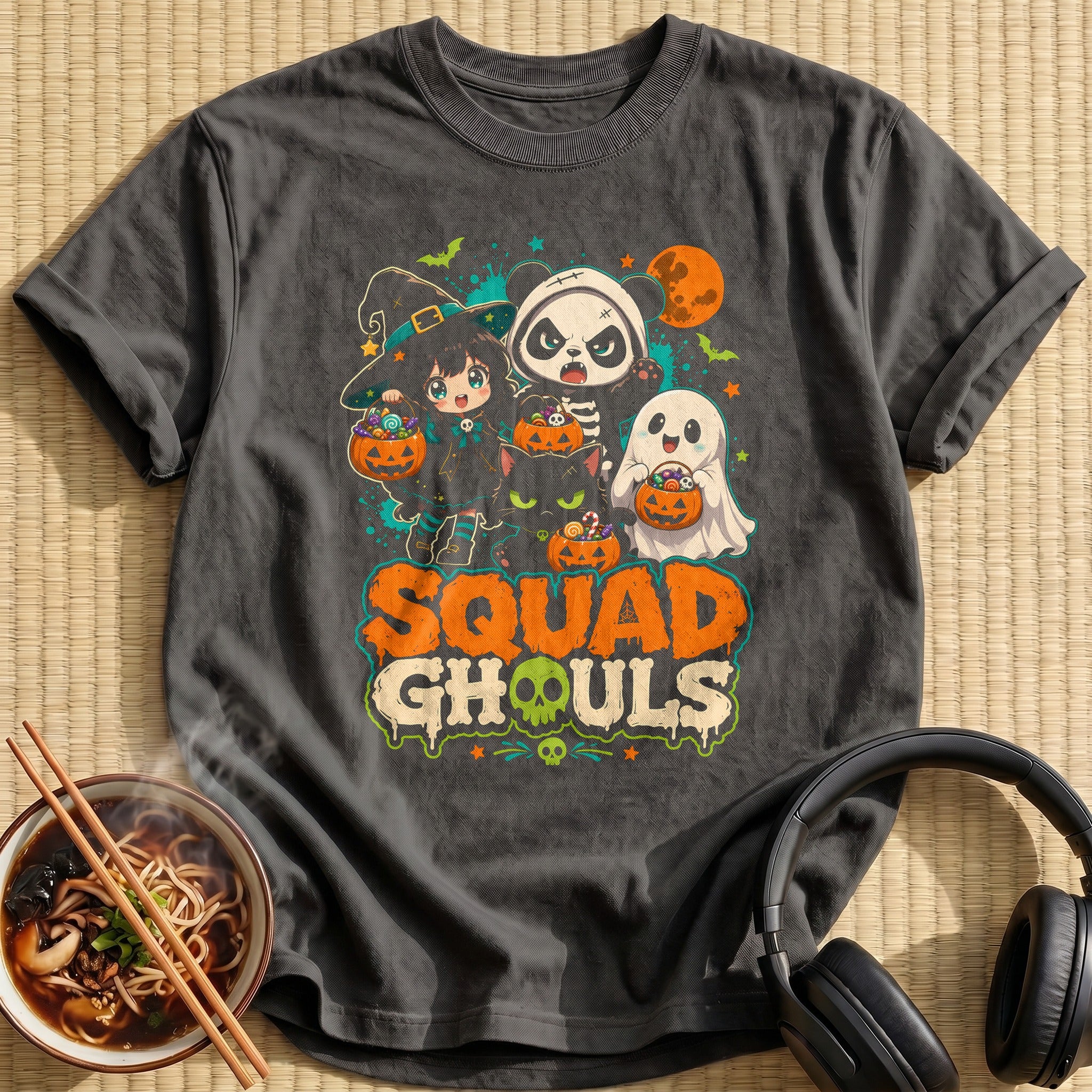 Squad Ghouls Anime - Charcoal