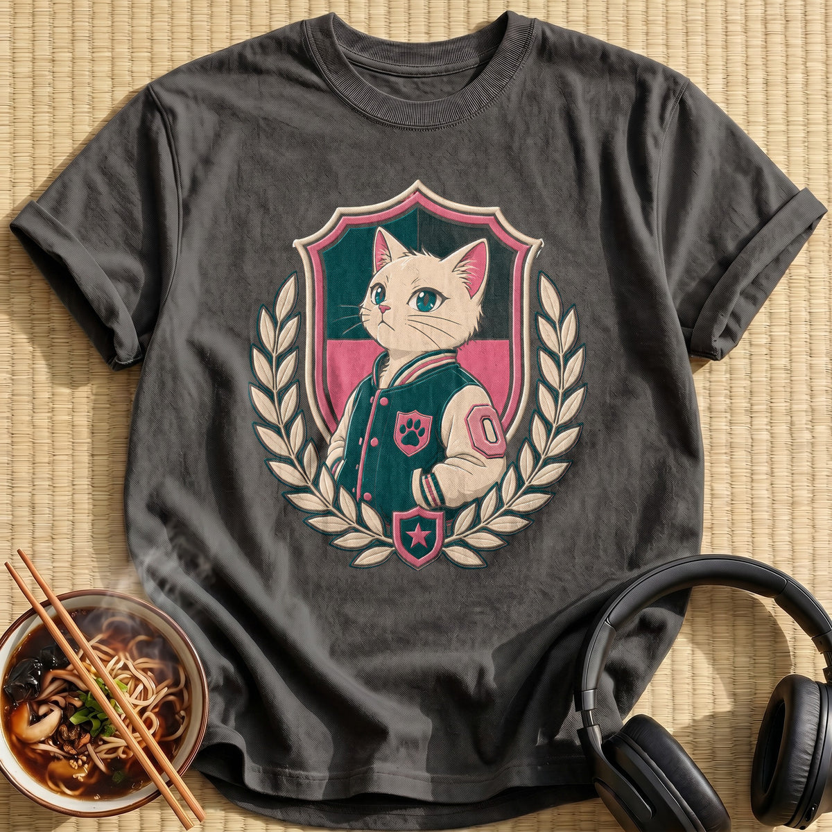 Varsity Cat 94 - Charcoal