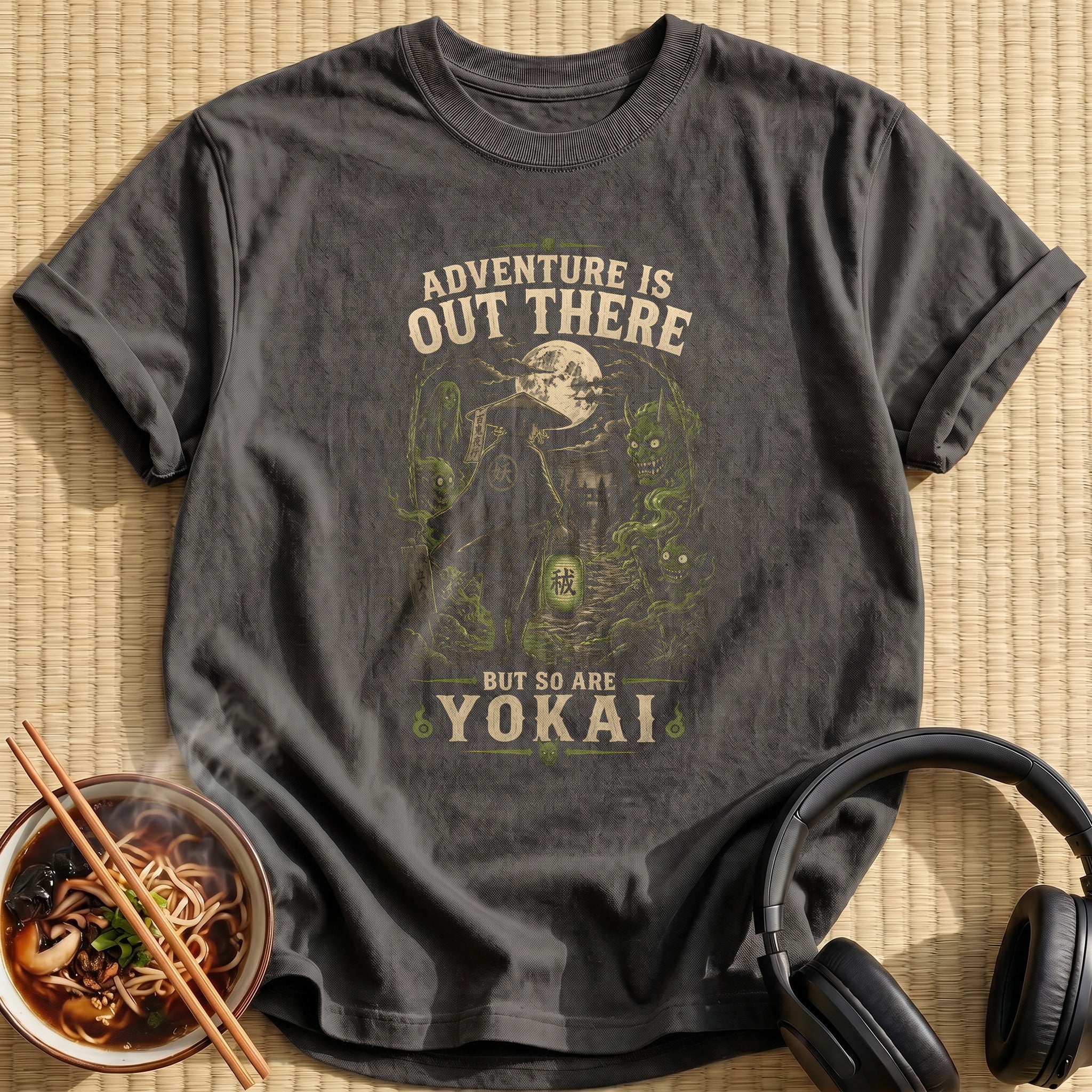 Yokai Out There - Charcoal