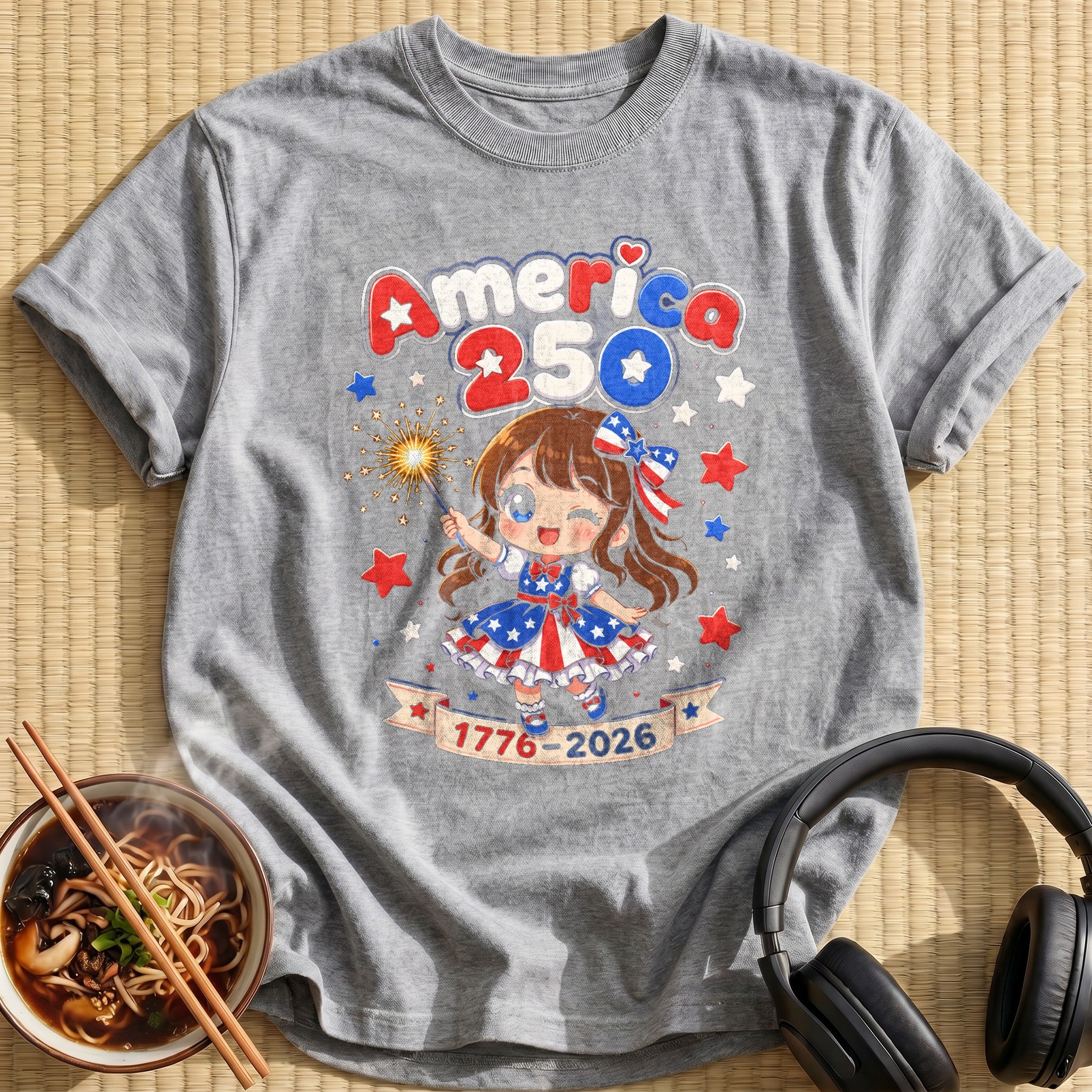 America 250 Chibi Star