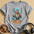 Armed Yakuza Gangster Warrior Portrait - Sport Grey