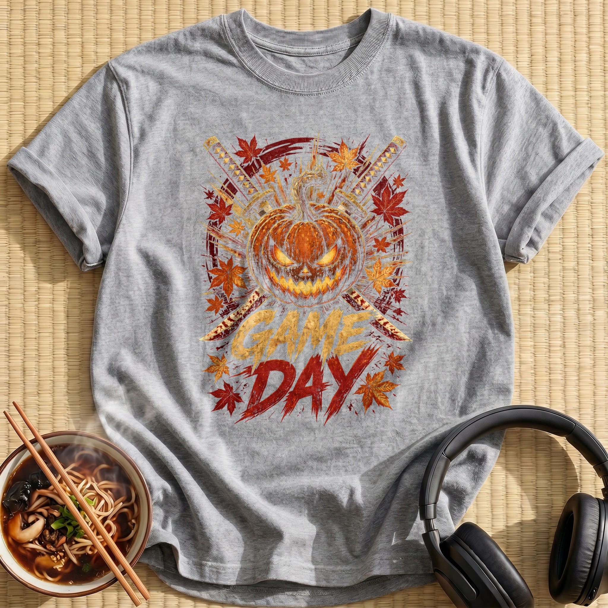 Game Day Pumpkin - Sport Grey