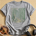 Green Bamboo Forest Stone Lantern