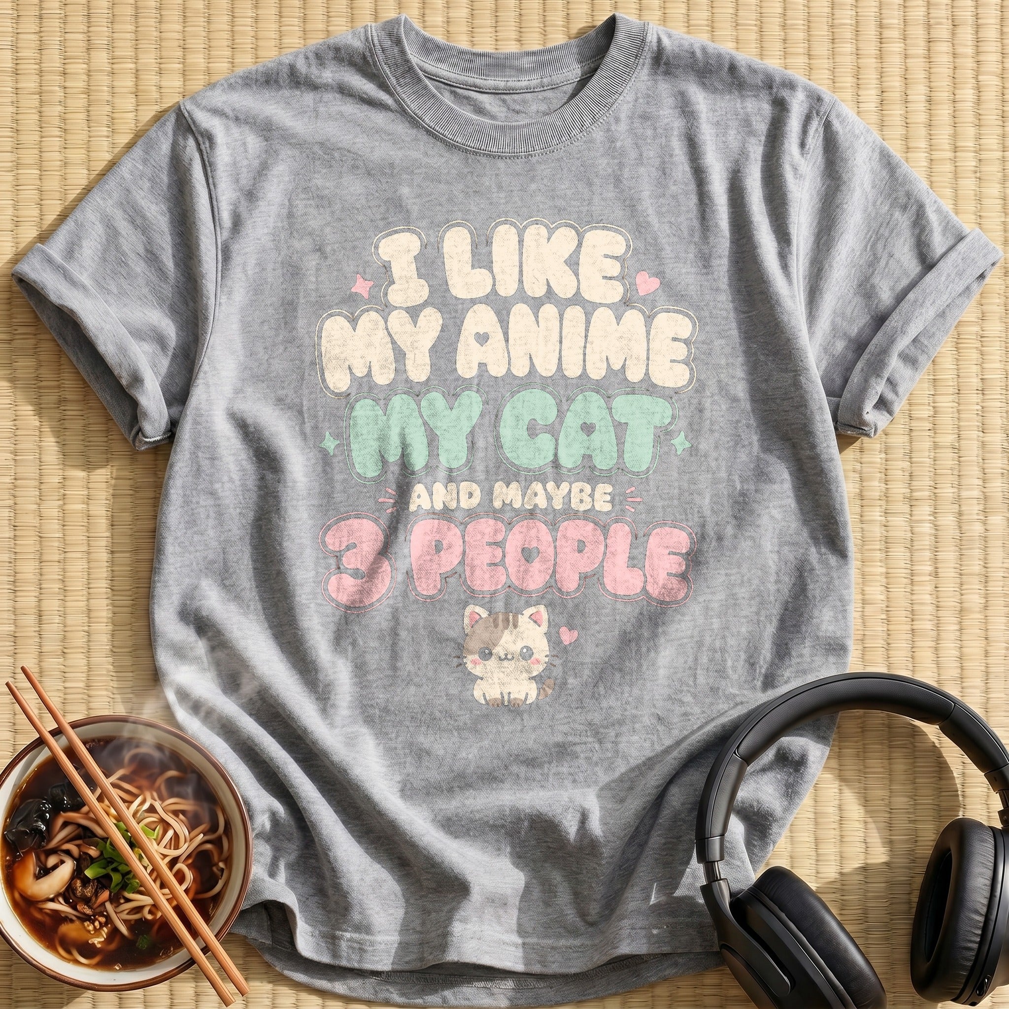 I Like My Anime My Cat And Maybe 3 People