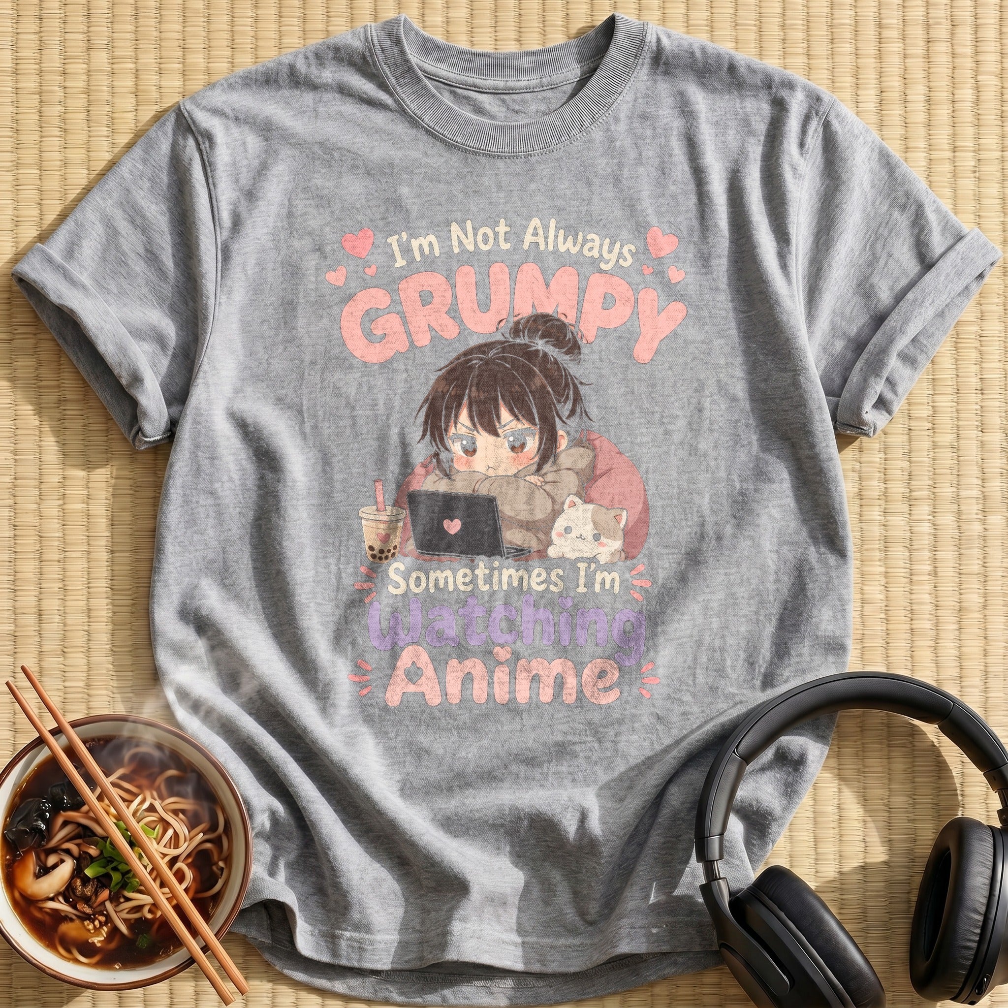 I'm Not Always Grumpy Sometimes I'm Watching Anime