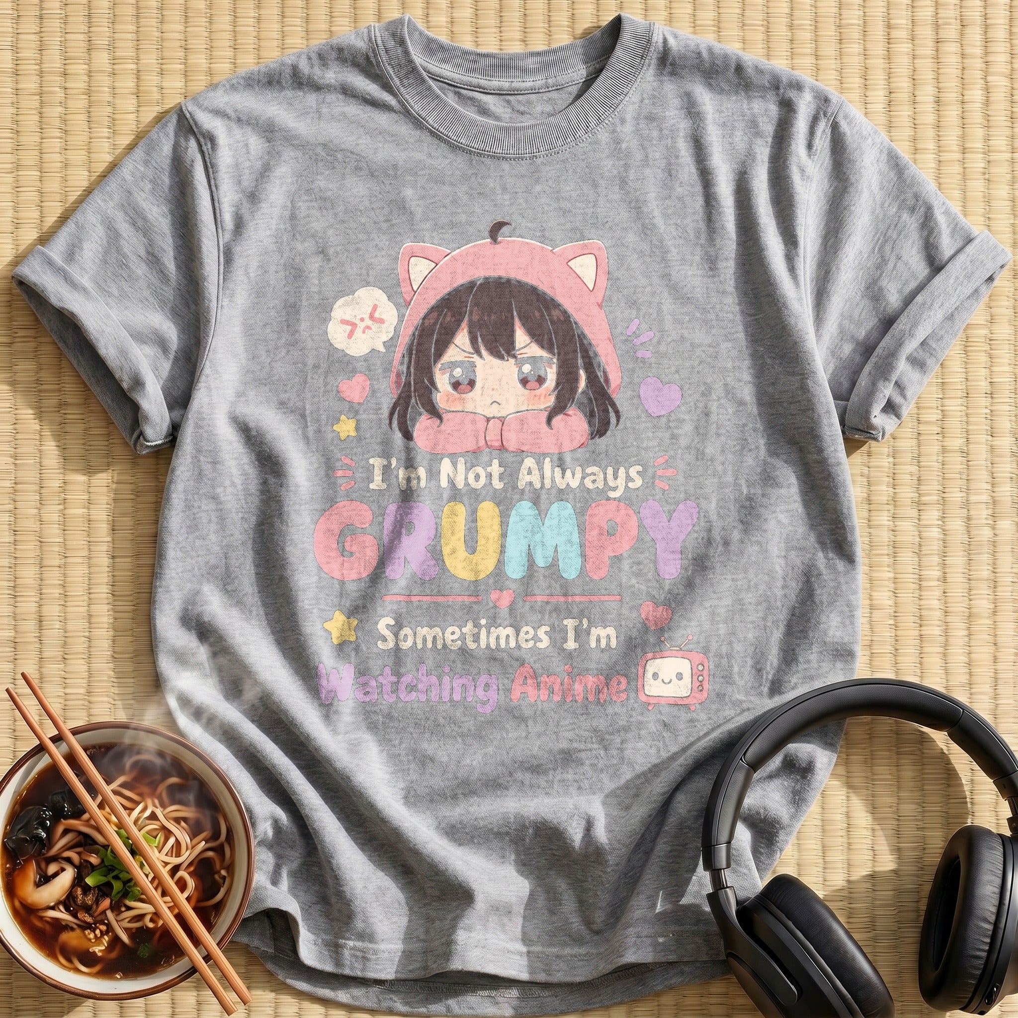 I'm Not Always Grumpy Sometimes I'm Watching Anime (slogan)