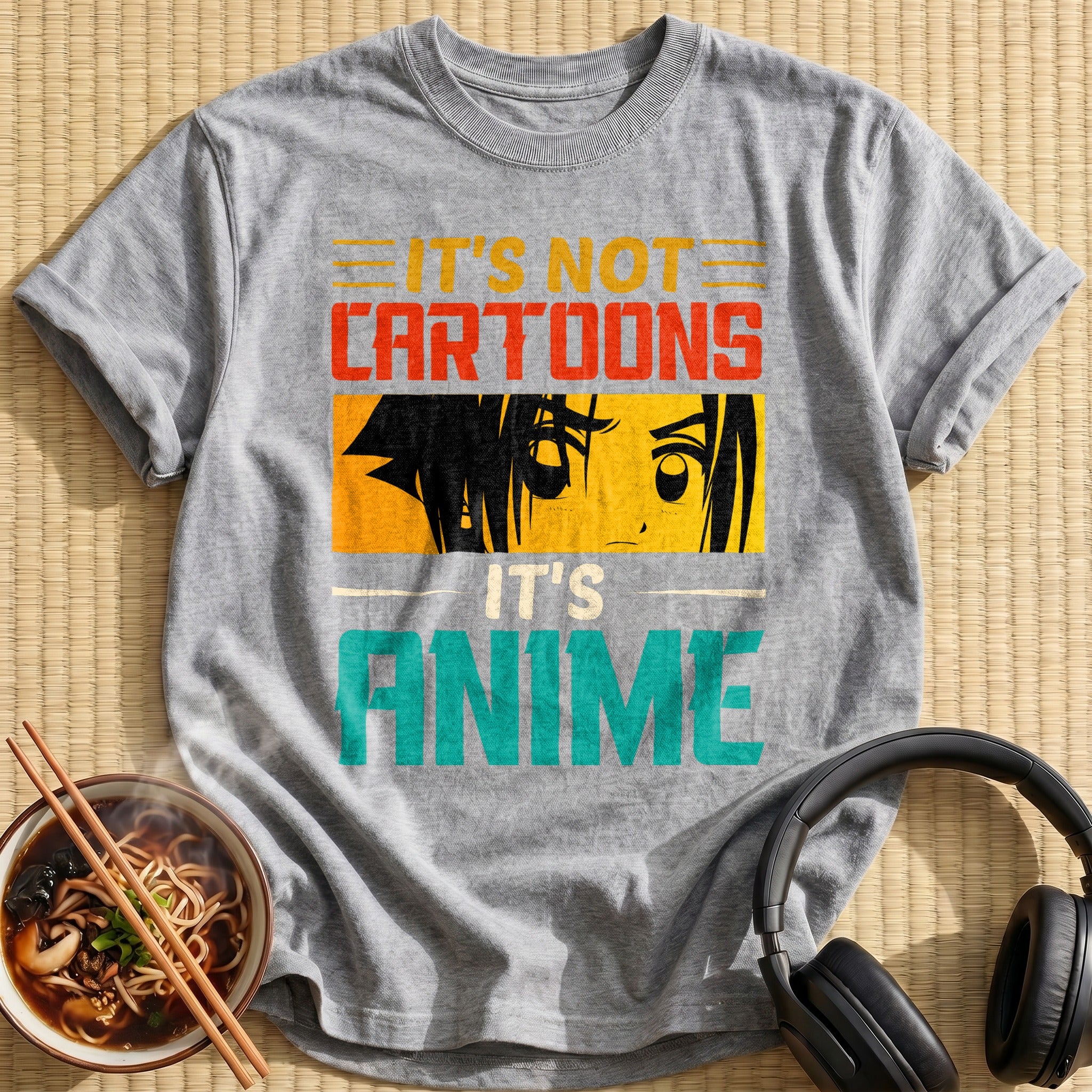 Its Not Cartoons Its Anime Boy - Sport Grey