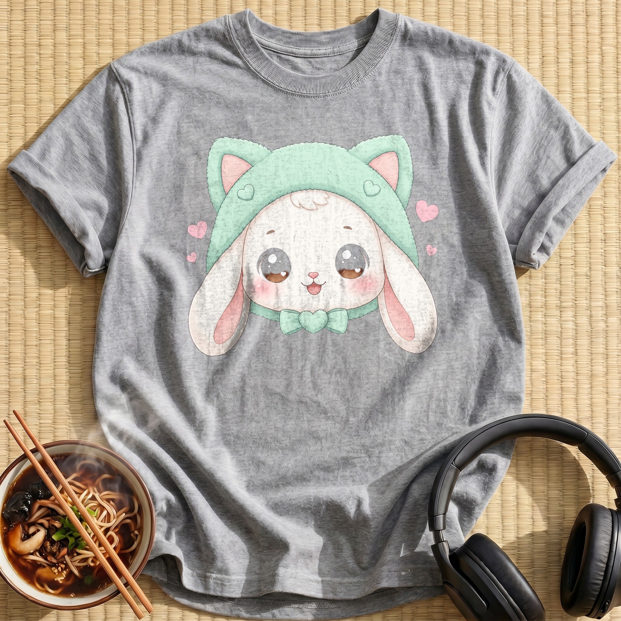 Kawaii Bunny (Mint Hat)
