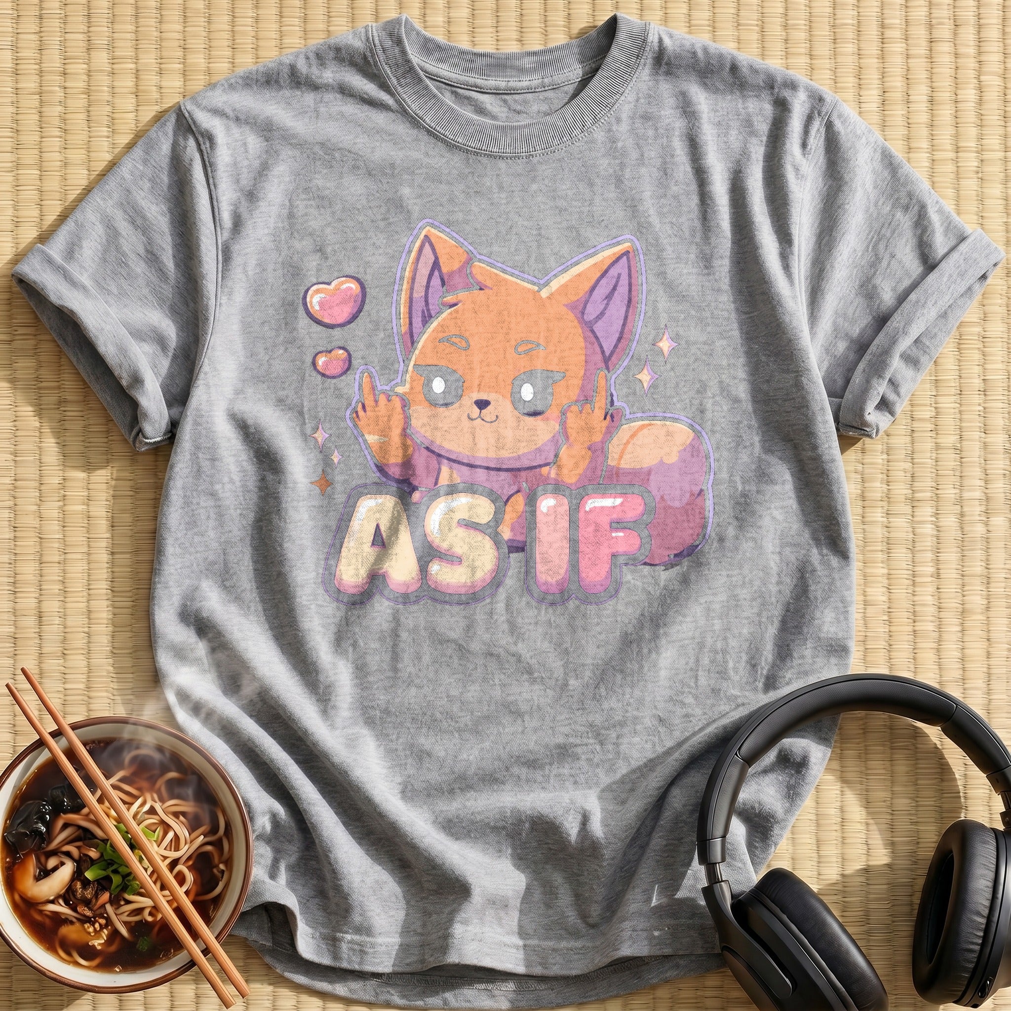Kawaii Chibi Fox Saying As If