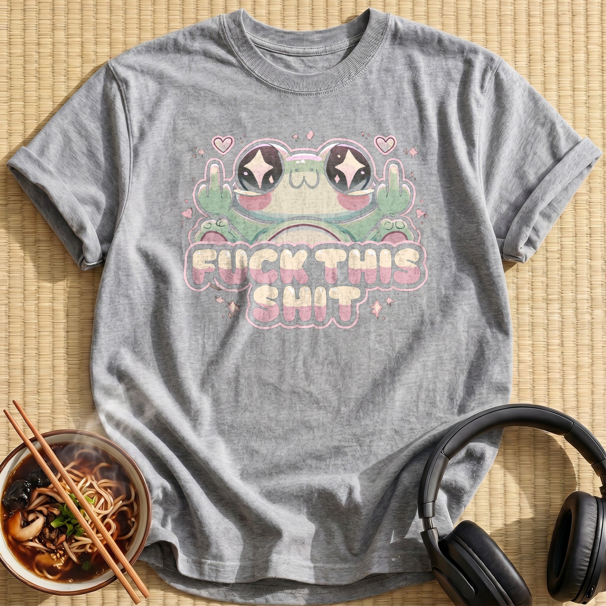 Kawaii Chibi Frog Fuck This Shit