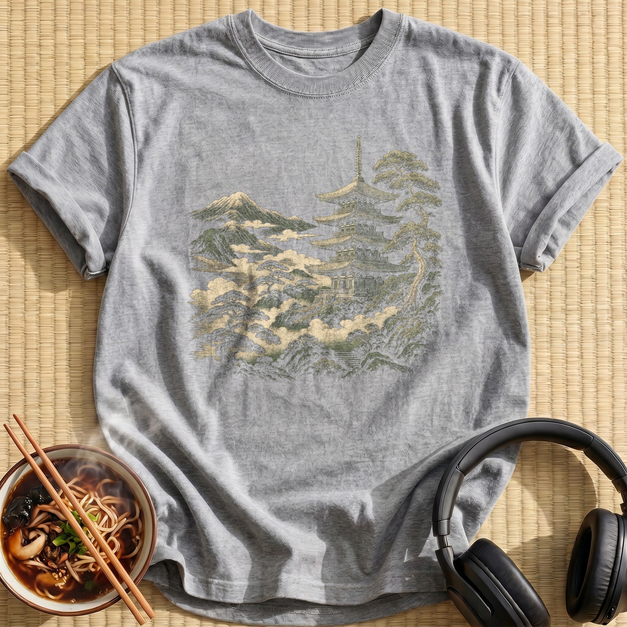 Misty Mountain Pagoda Pine Trees