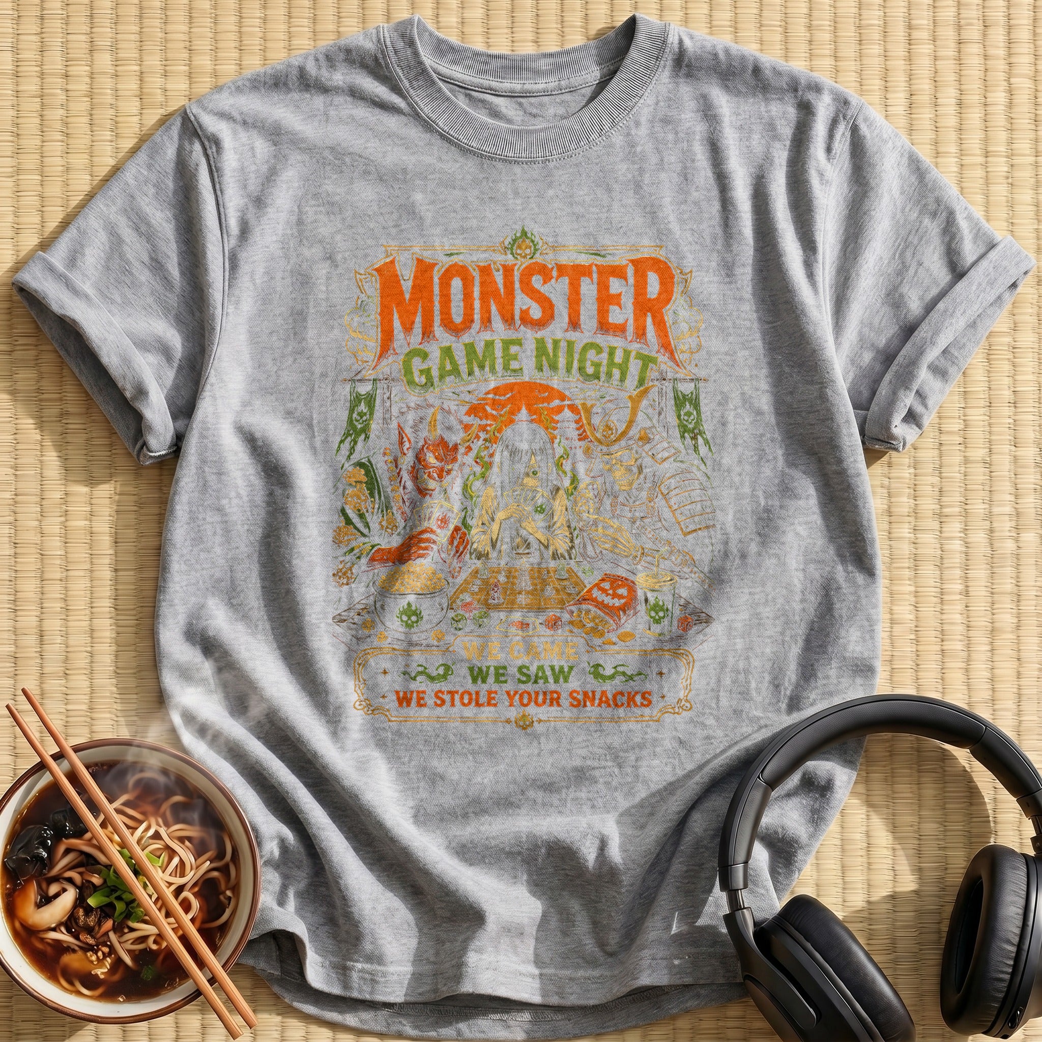 Monster Game Night - Sport Grey