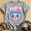 Rose Cat Beanie Skull