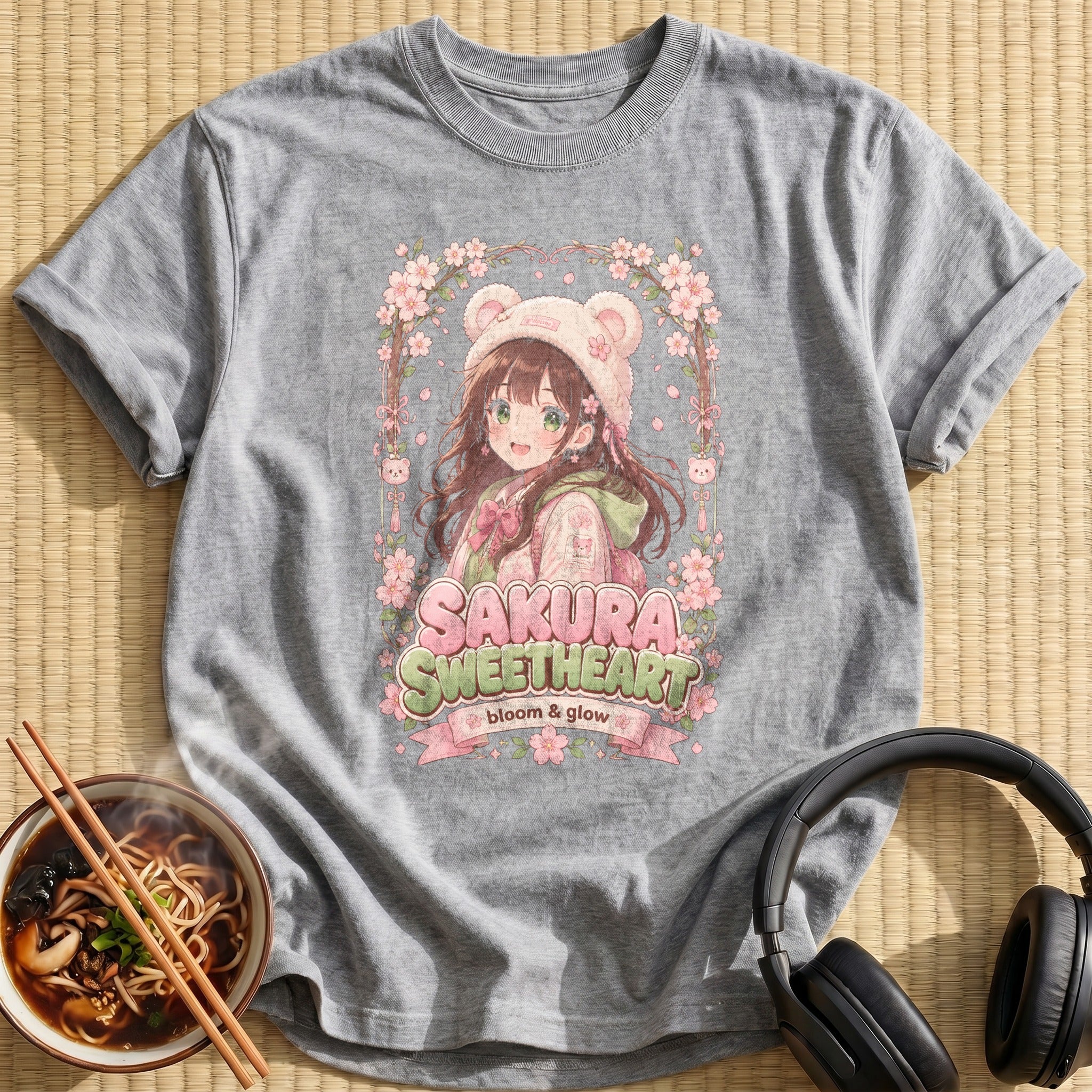 Sakura Sweetheart (soft pink & green)
