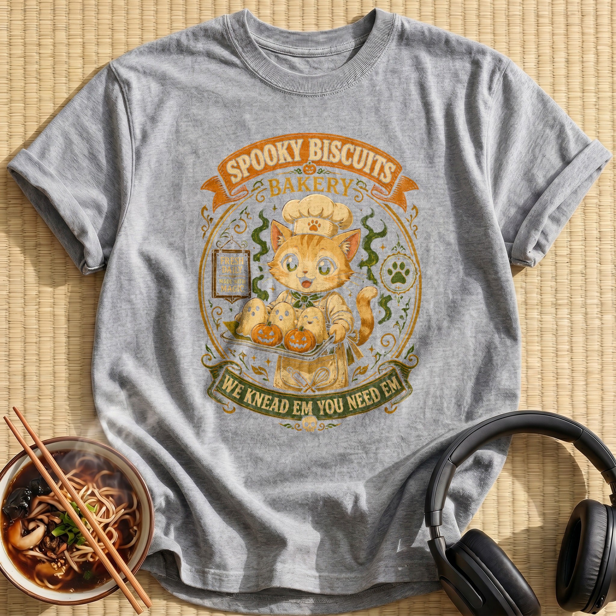 Spooky Biscuits Bakery - Sport Grey