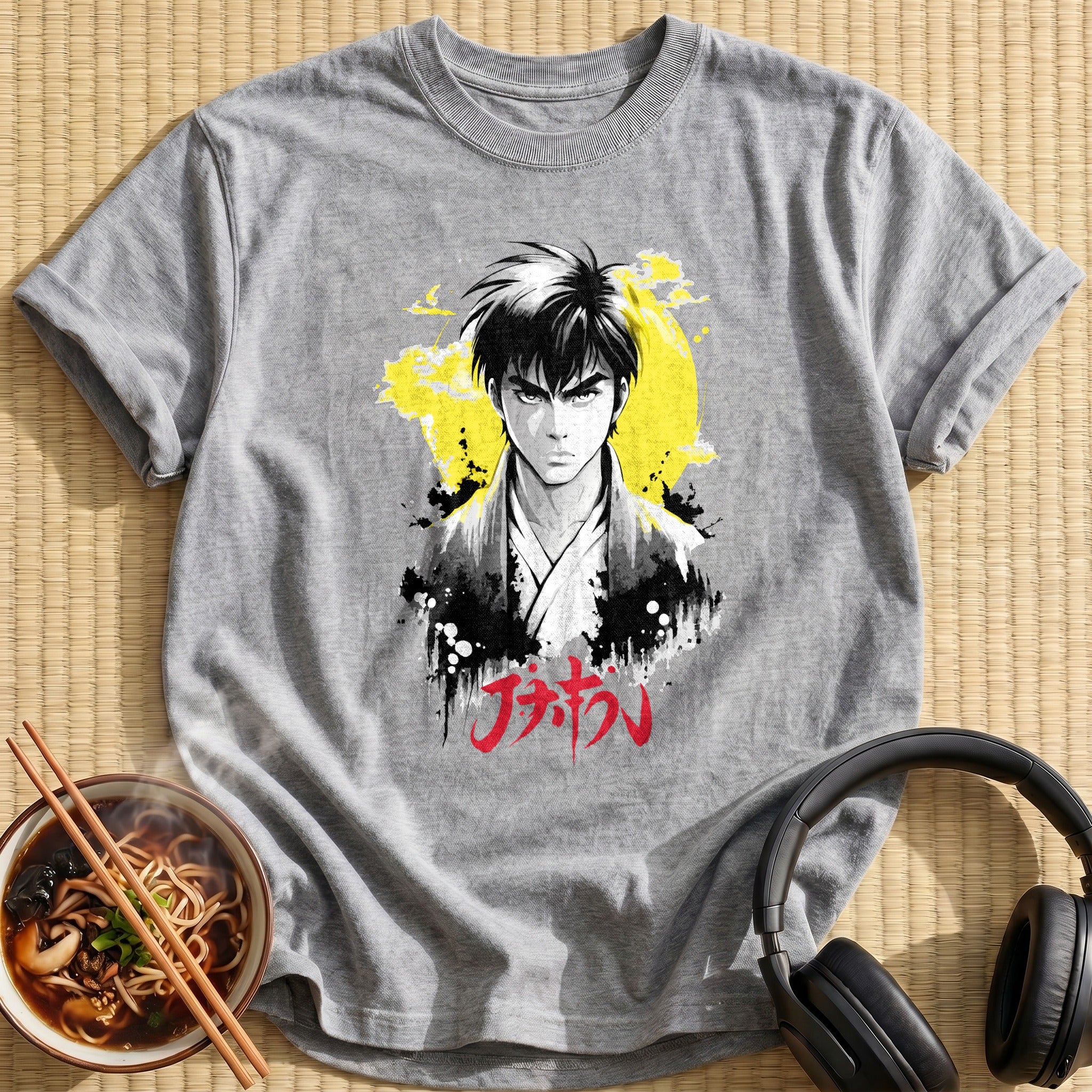 Stern Samurai Man Yellow Sun - Sport Grey