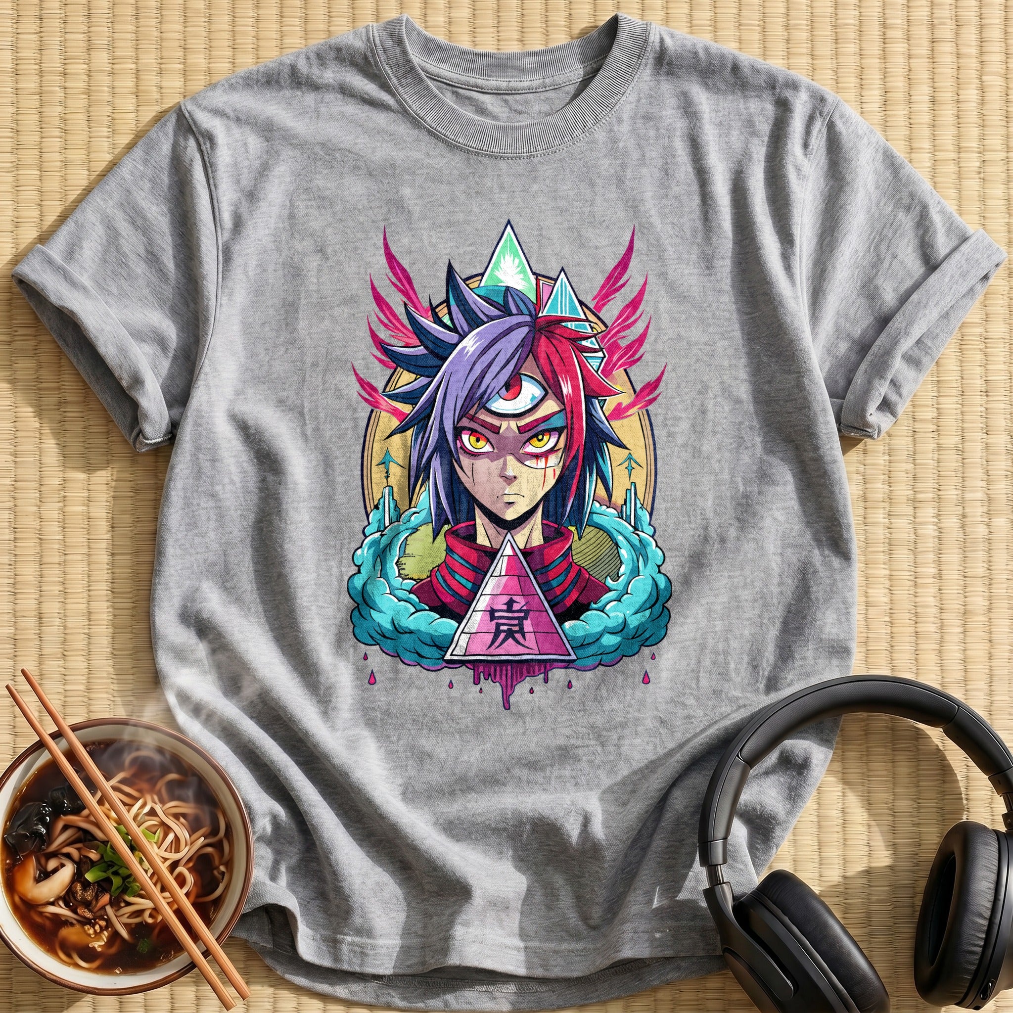 Third Eye Anime Warrior Pyramid - Sport Grey