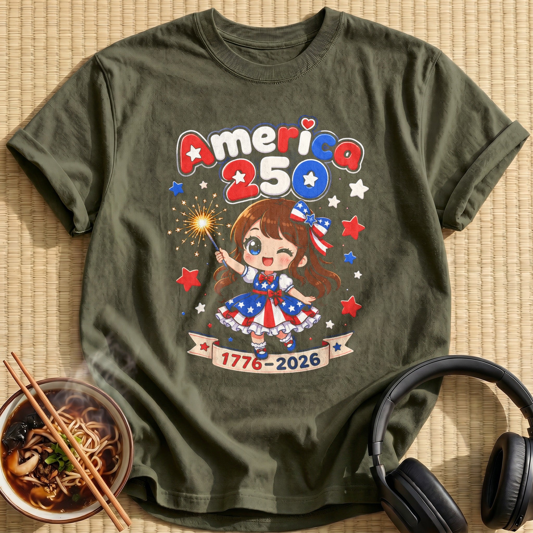 America 250 Chibi Star