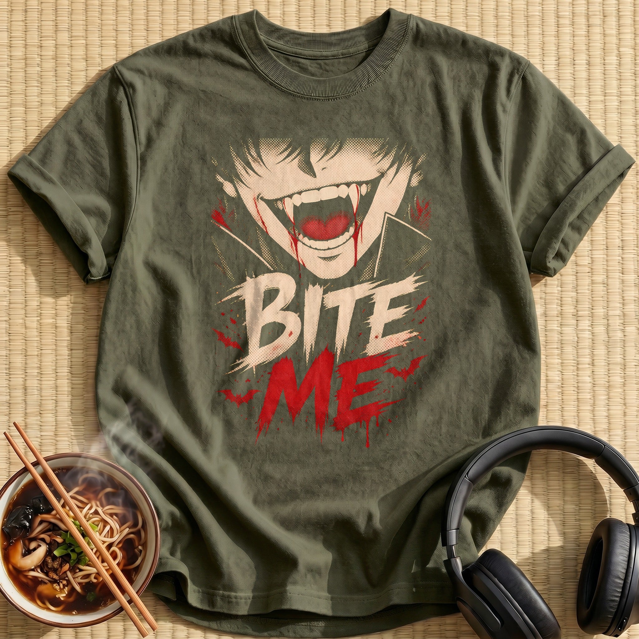 Bite Me - Military Green