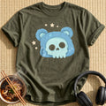 Blue Bear Hood Skull