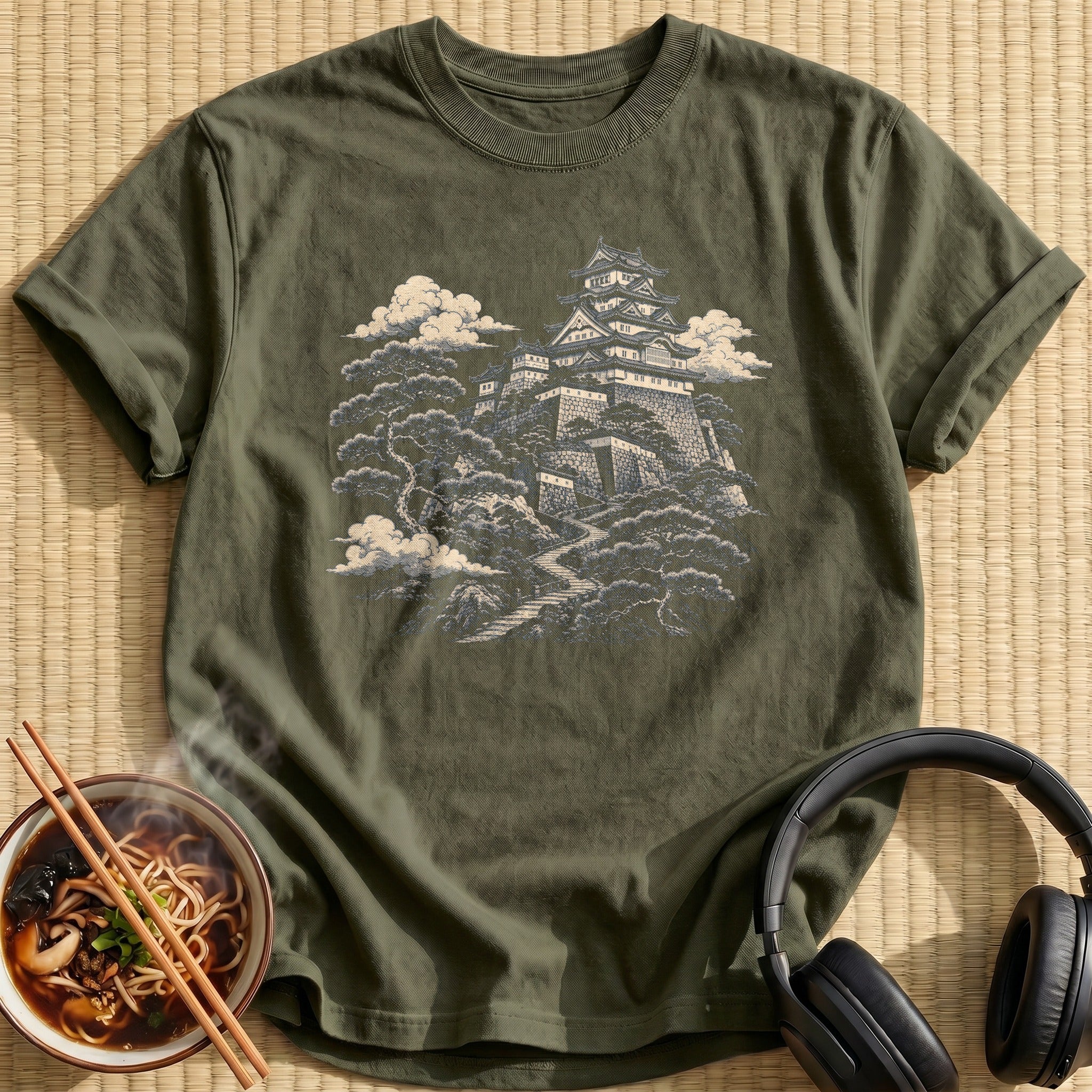 Blue Japanese Castle Pine Trees