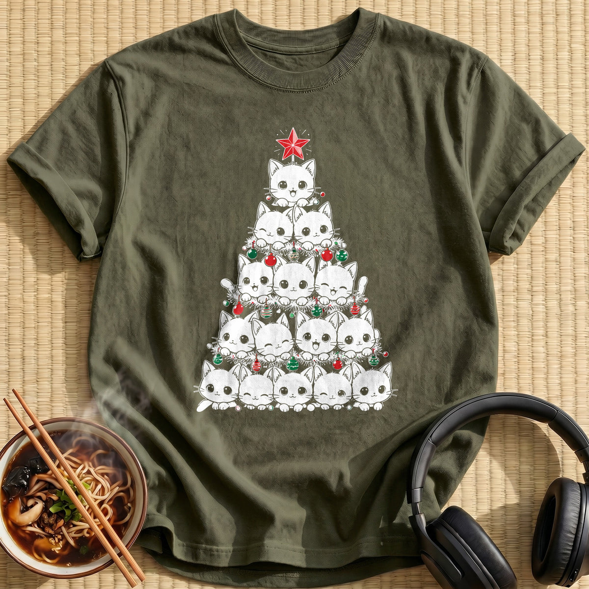 Cat Tree Baubles 35 - Military Green