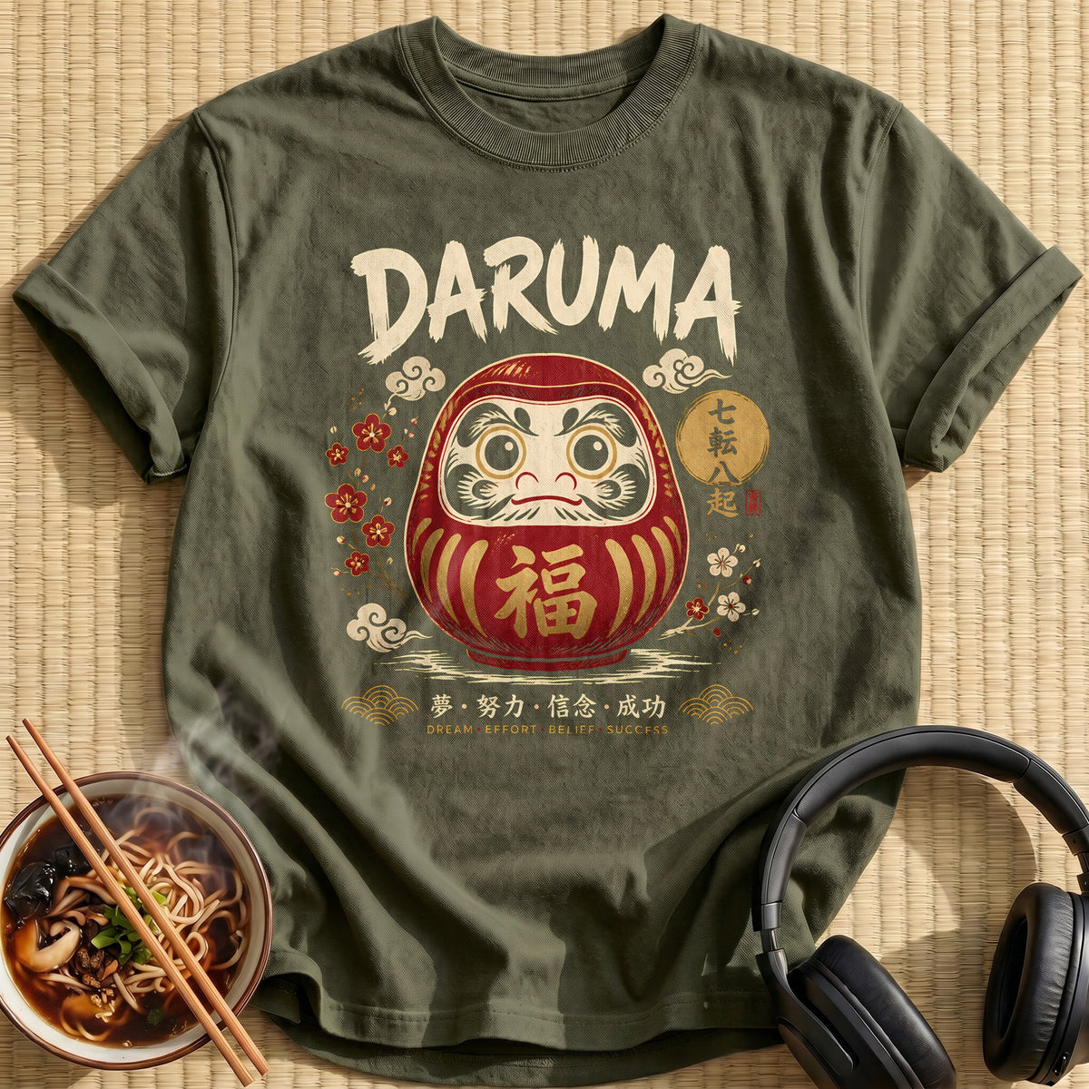 Daruma Folk 47 - Military Green