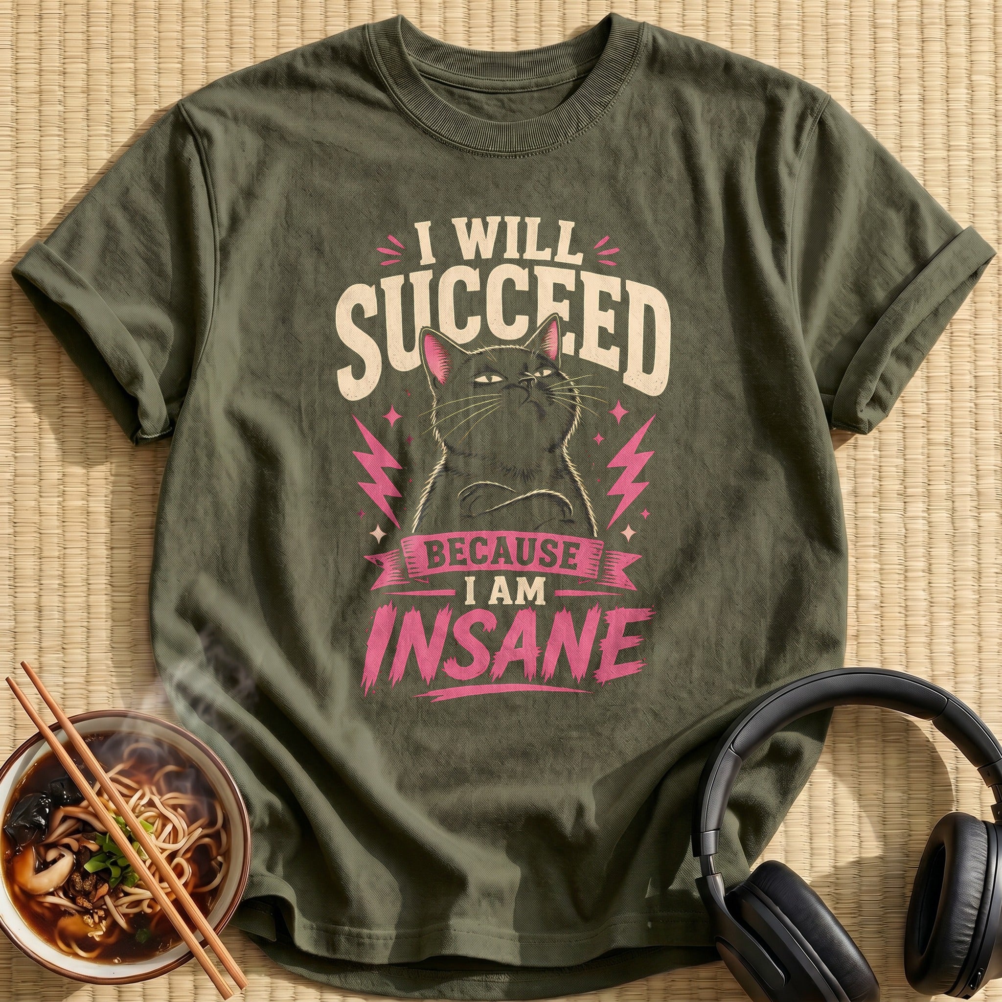 Etsy Succeed Insane 68 - Military Green