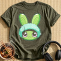 Frog Mint Bunny Hood
