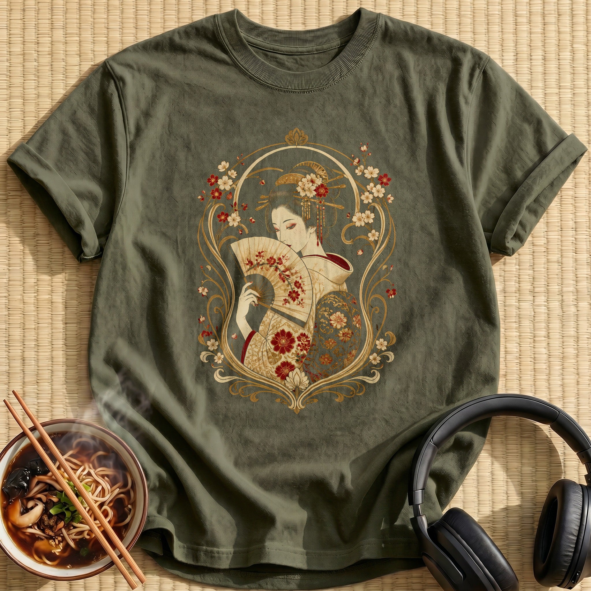 Geisha Nouveau 15 - Military Green