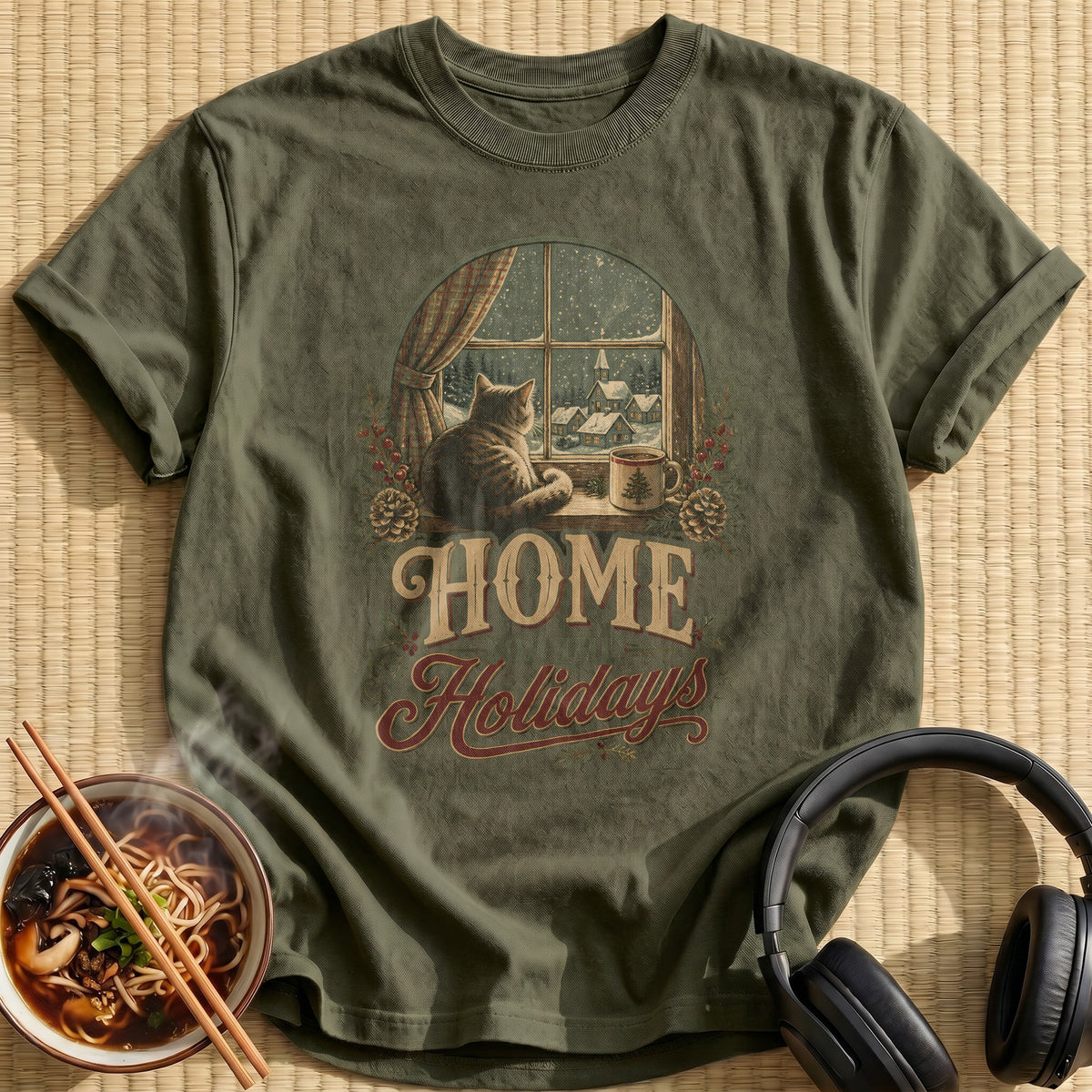 Home For The Holidays 74 - Military Green