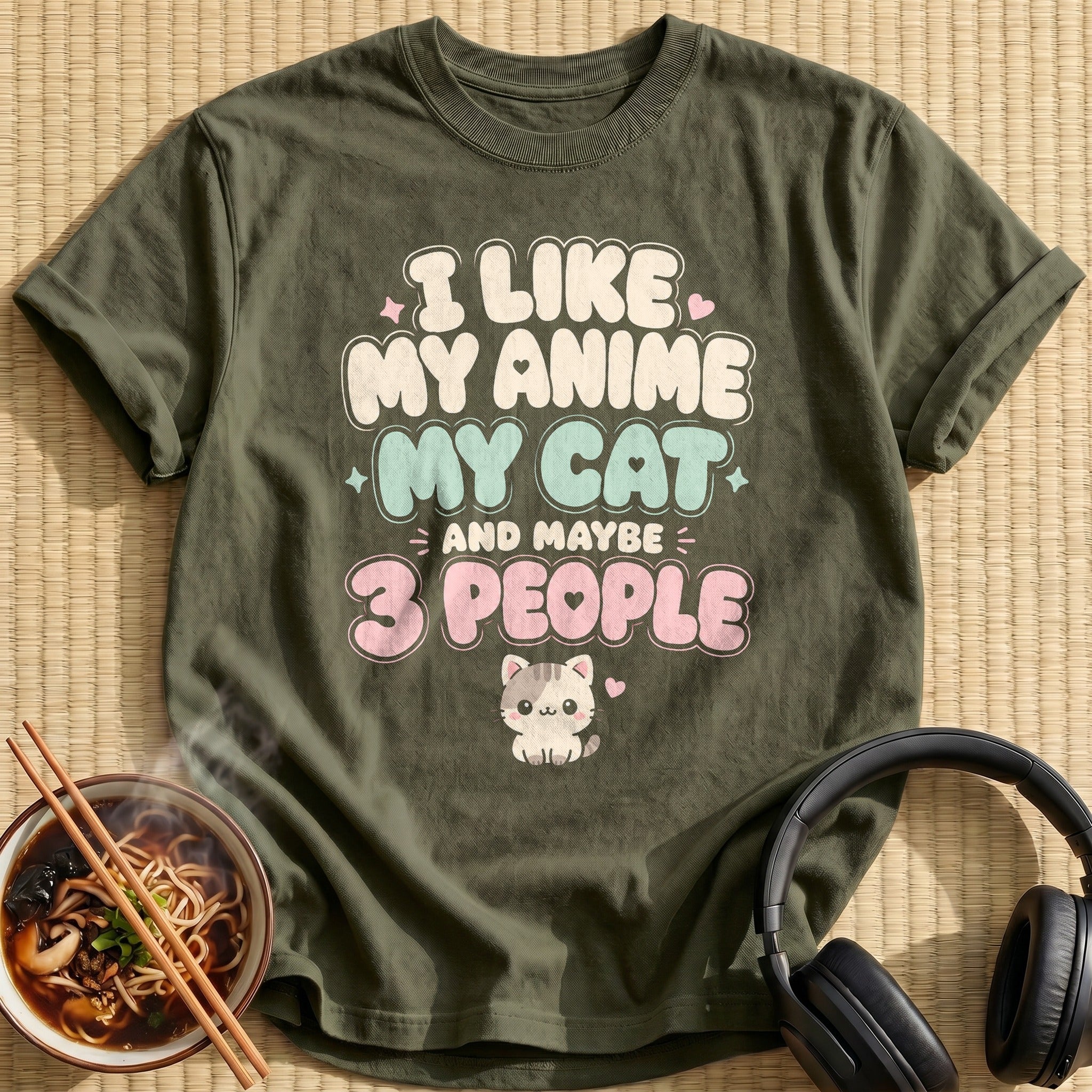 I Like My Anime My Cat And Maybe 3 People