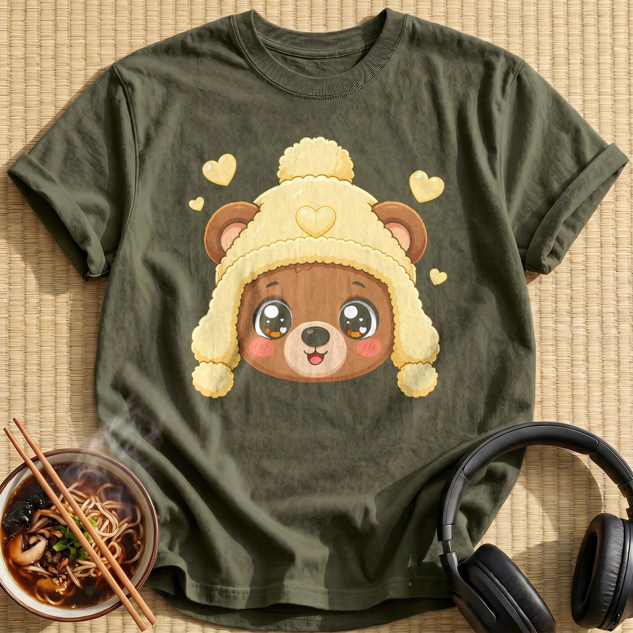 Kawaii Bear (Butter Yellow Hat)