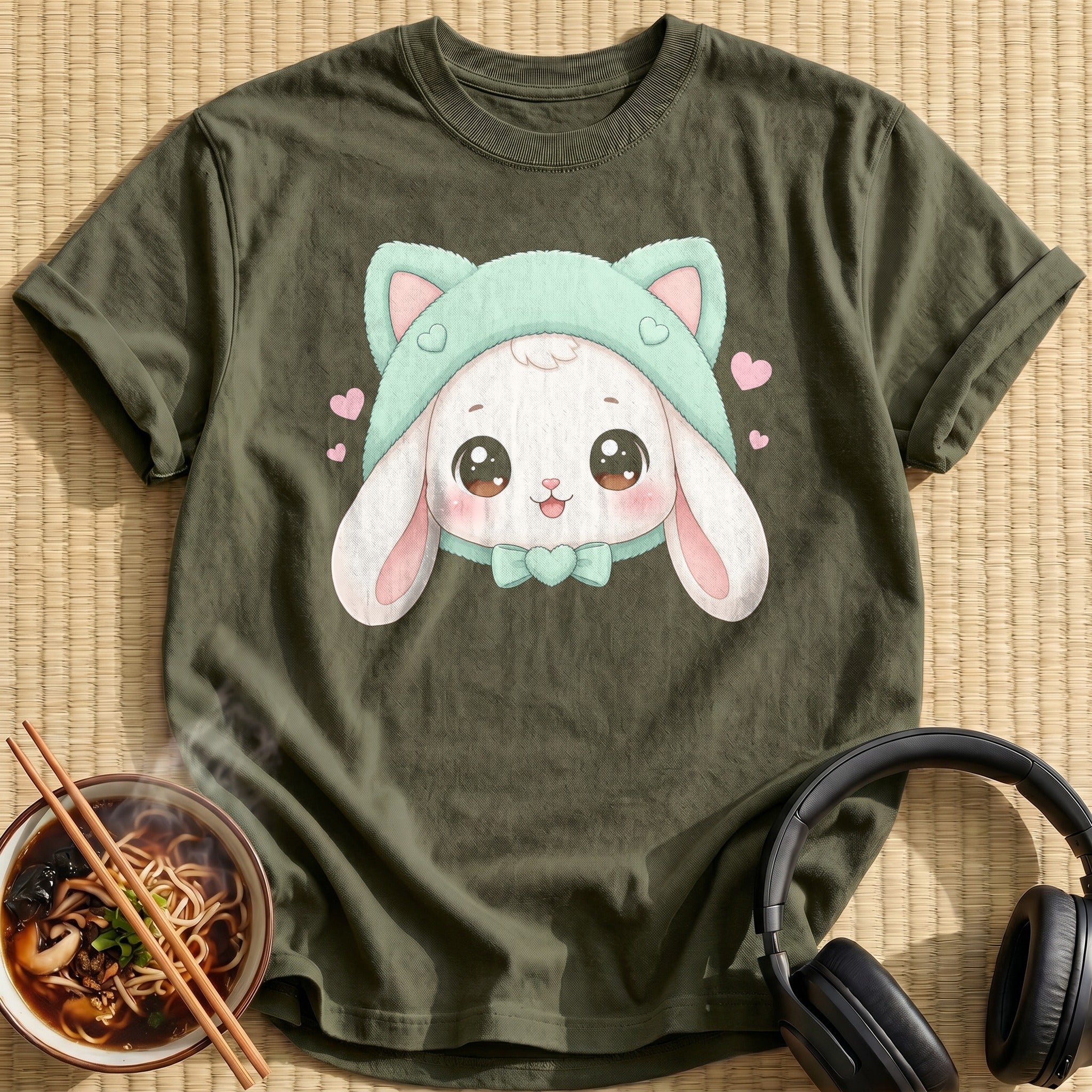 Kawaii Bunny (Mint Hat)