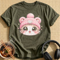 Kawaii Cat (Pastel Pink Hat)