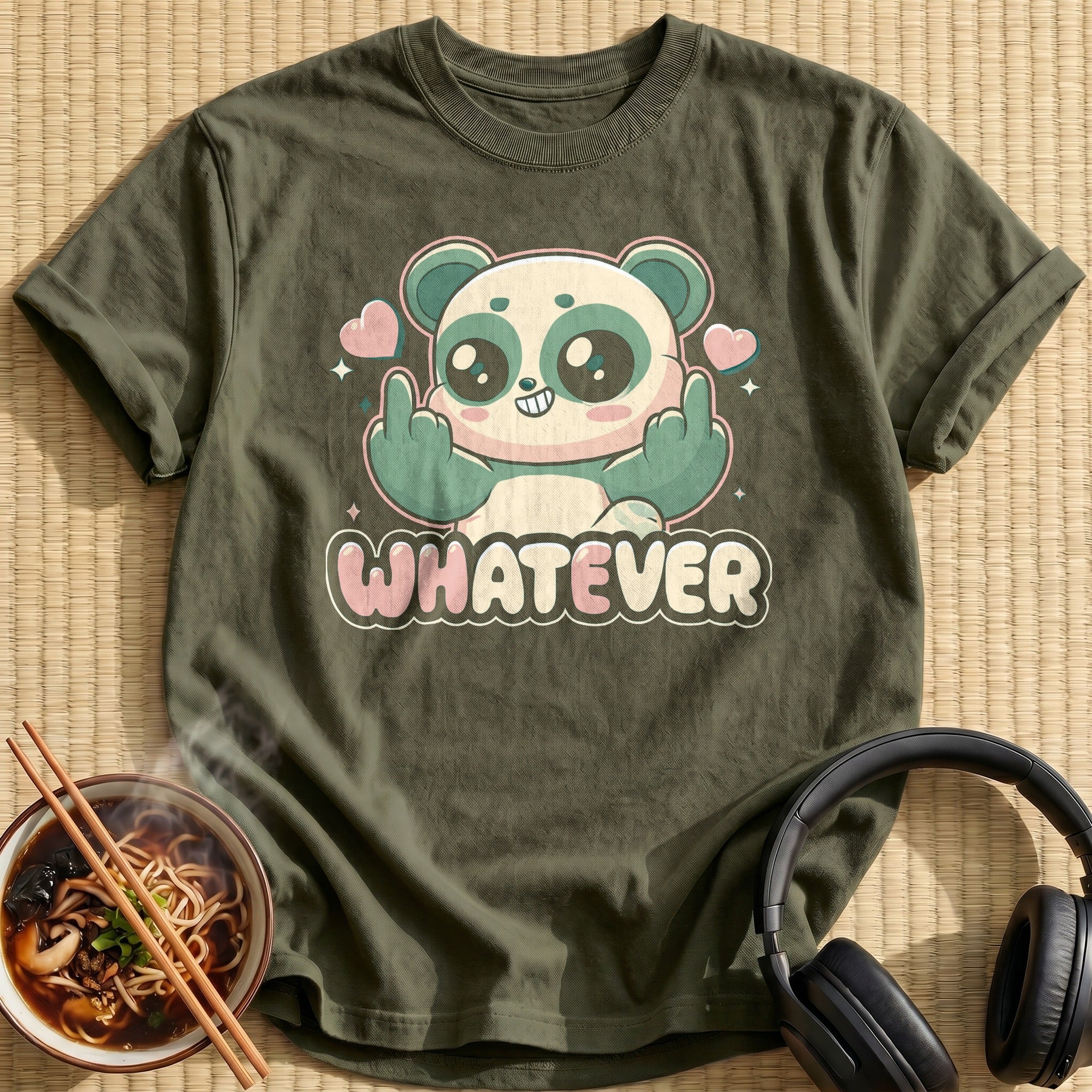 Kawaii Chibi Panda Saying Whatever
