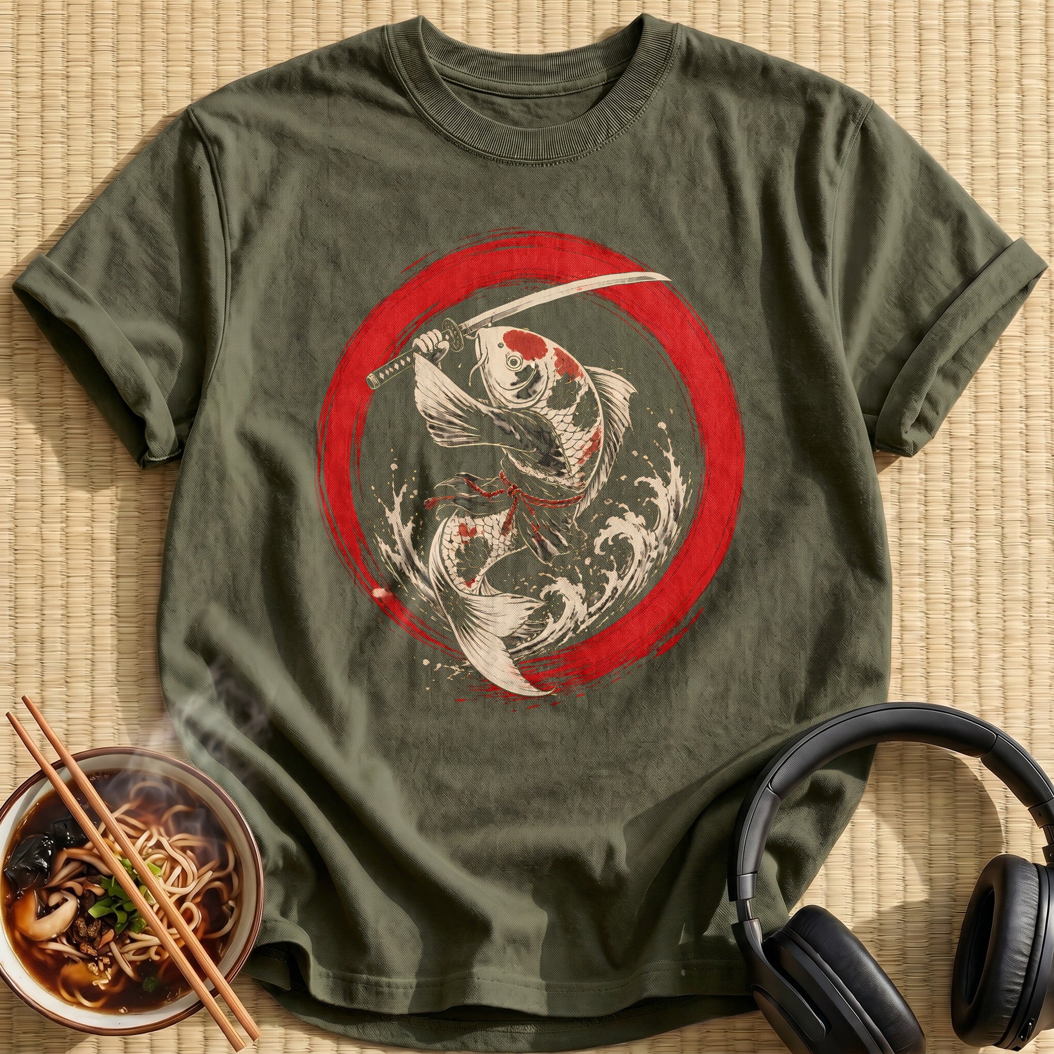 Koi Samurai 56 - Military Green